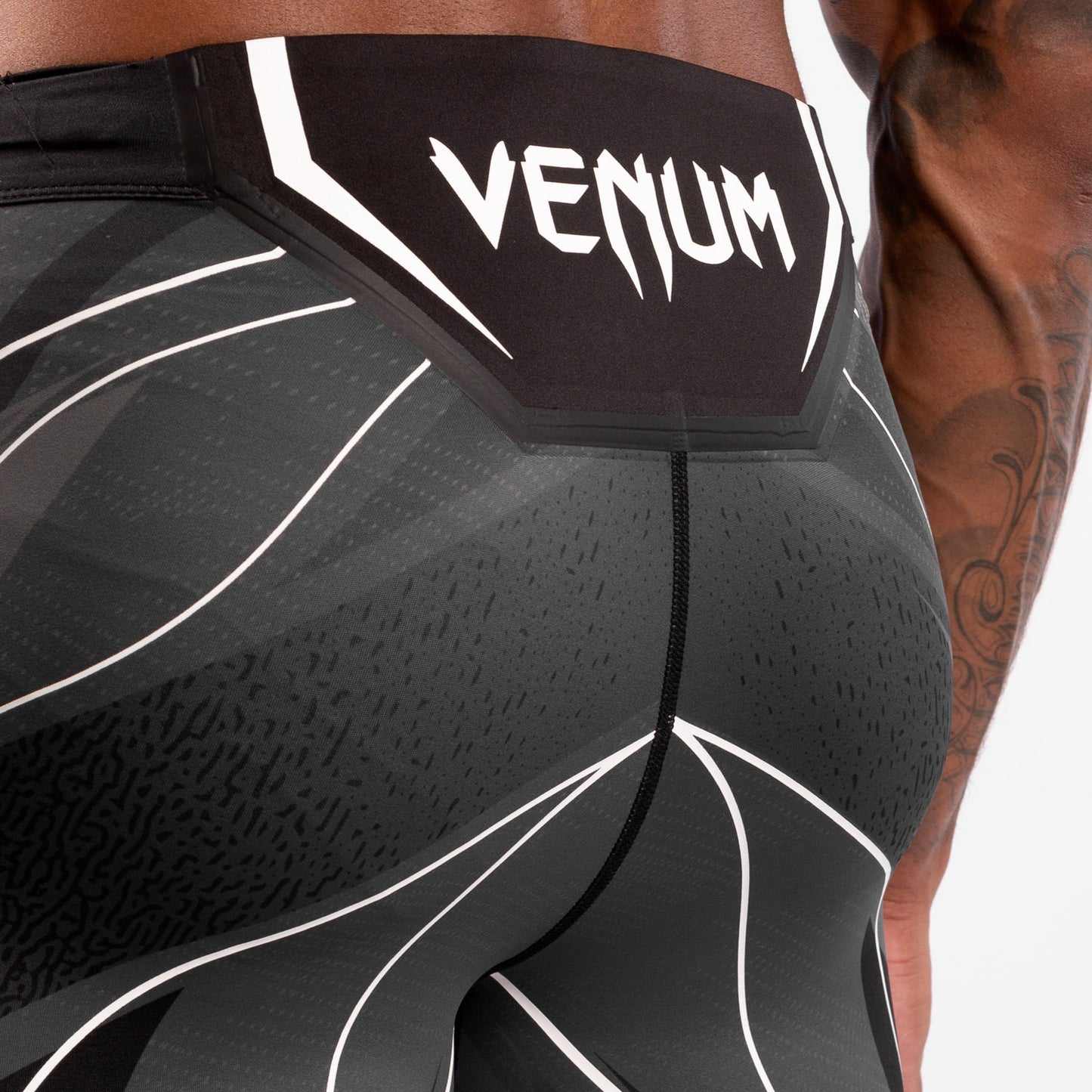 UFC Venum Authentic Fight Night Men's Vale Tudo Shorts - Long Fit - Black