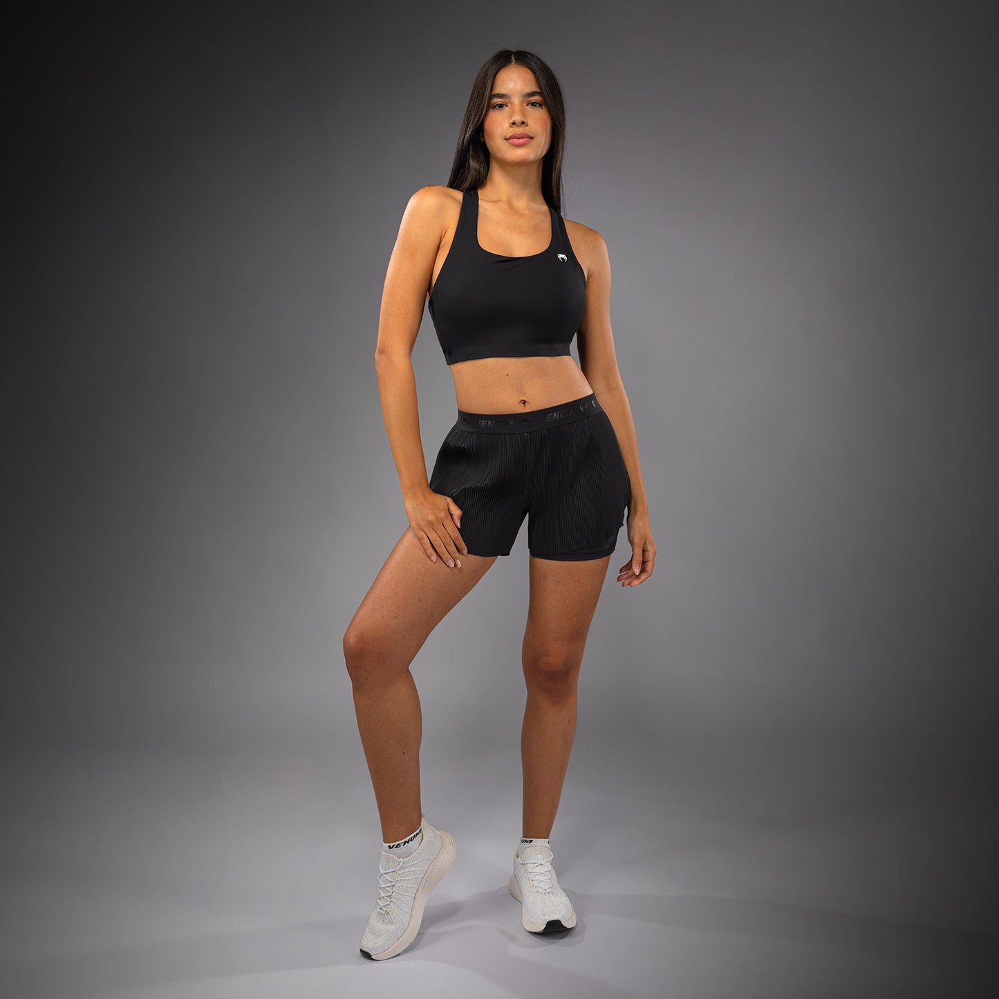 Venum Flowfit 女士训练短裤 – 黑色