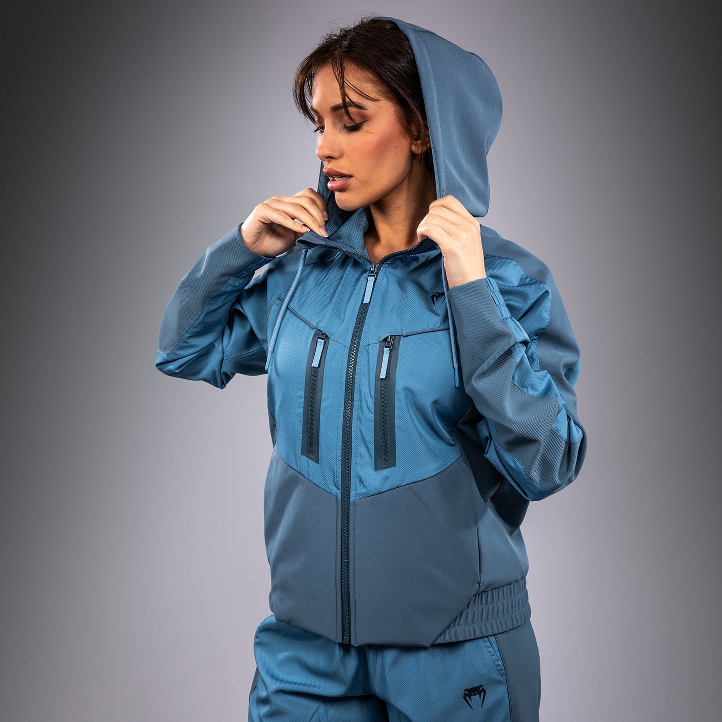 Venum Women Laser 3.0 运动夹克 – 蓝色
