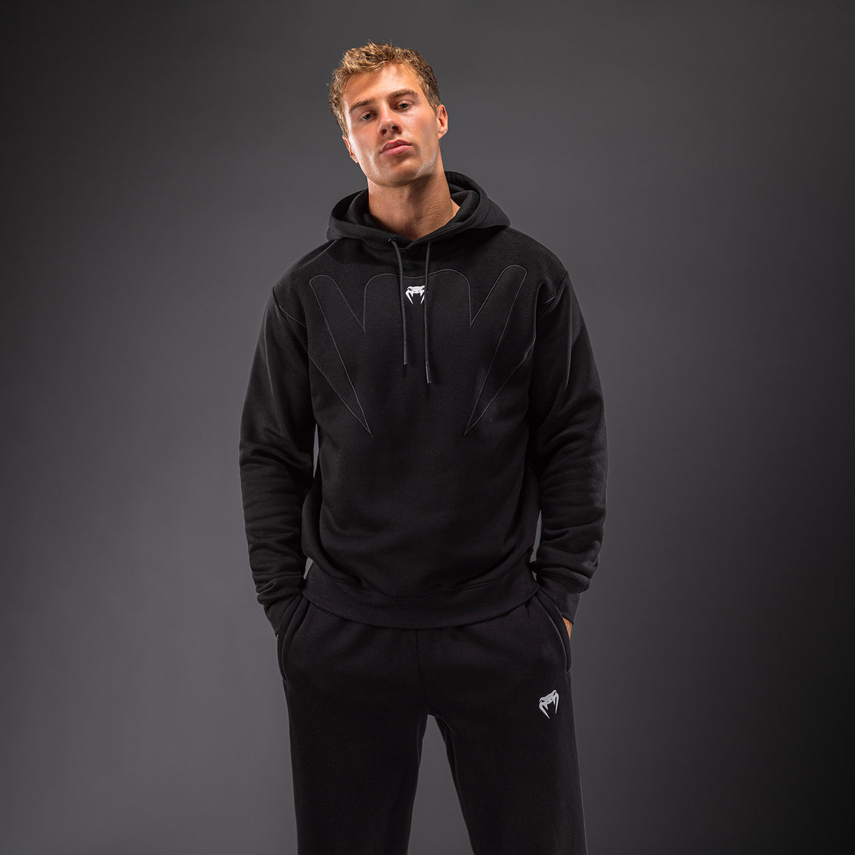 Venum Attack Fleece & Weave 连帽衫 - 黑色