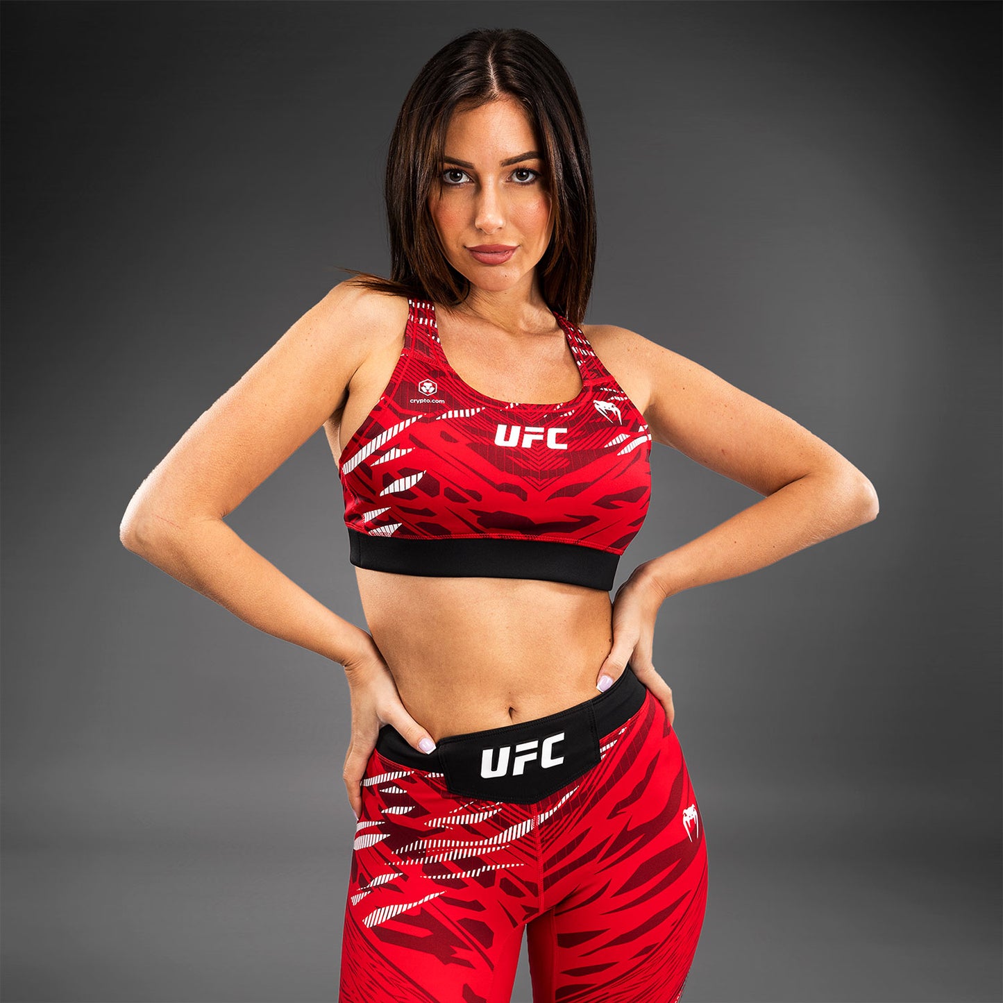 UFC Fusion by Venum Authentic Fight Night 女士运动内衣 – 红色