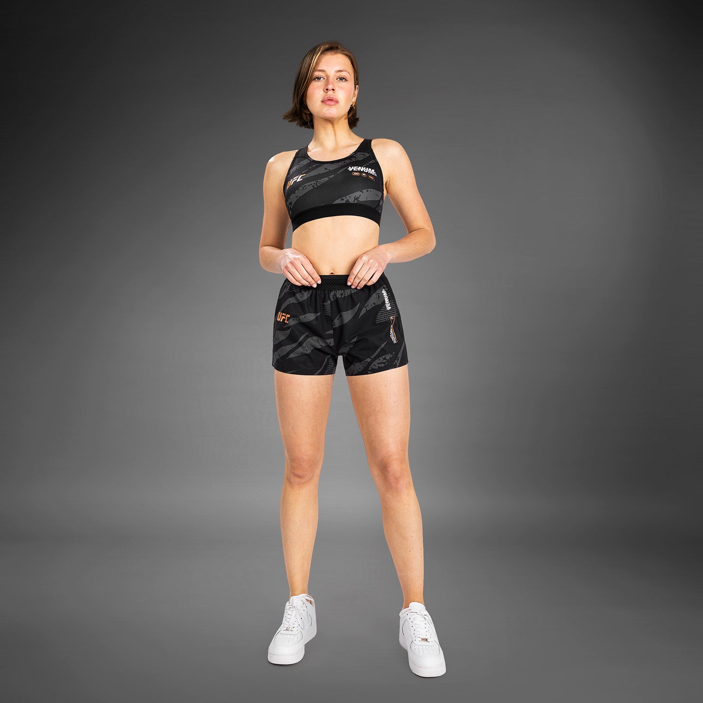 UFC Adrenaline by Venum Fight Week 女士性能短裤 – 城市迷彩