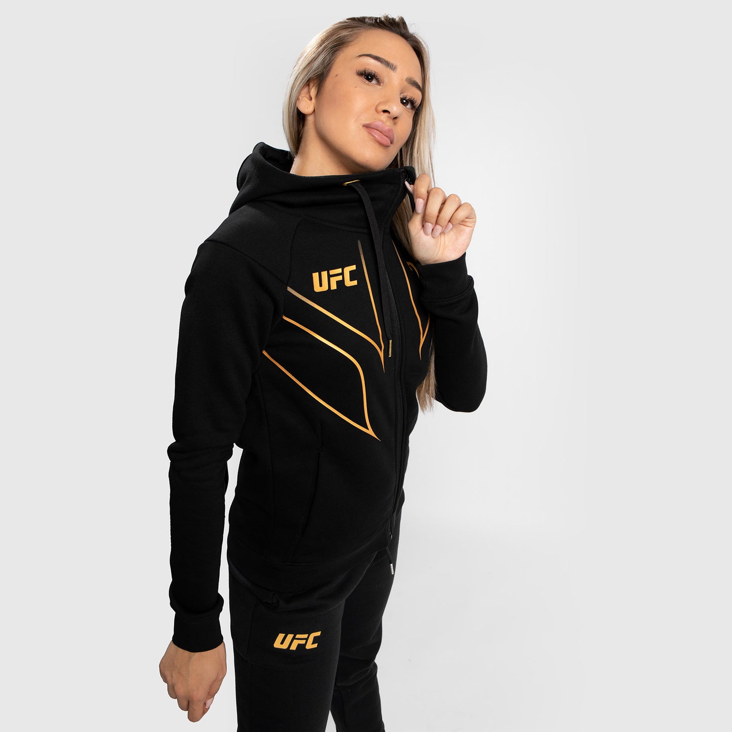 UFC Venum Fight Night 2.0 Replica 女士全拉链连帽衫–冠军款