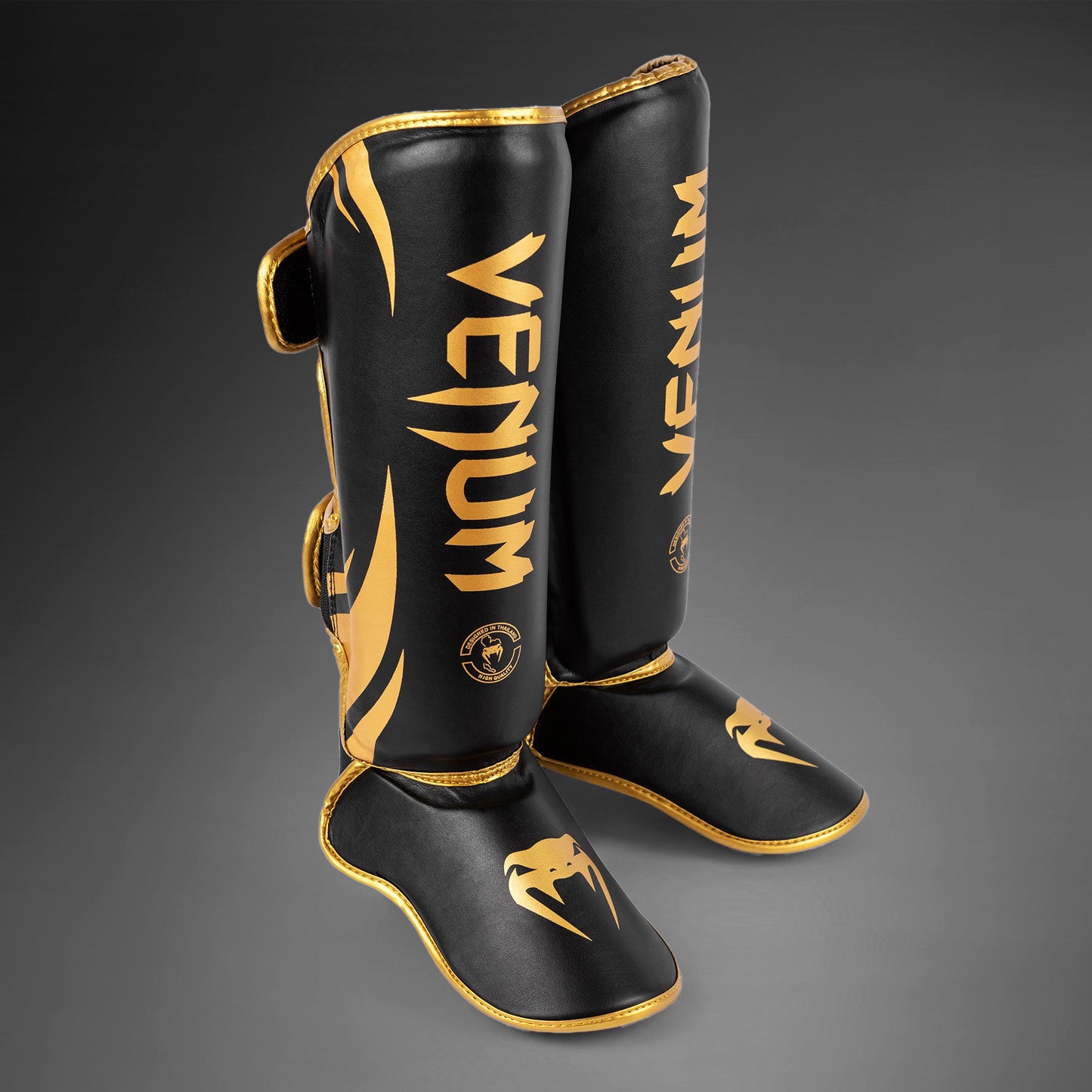 Venum Challenger Standup 护胫 – 黑色/金色
