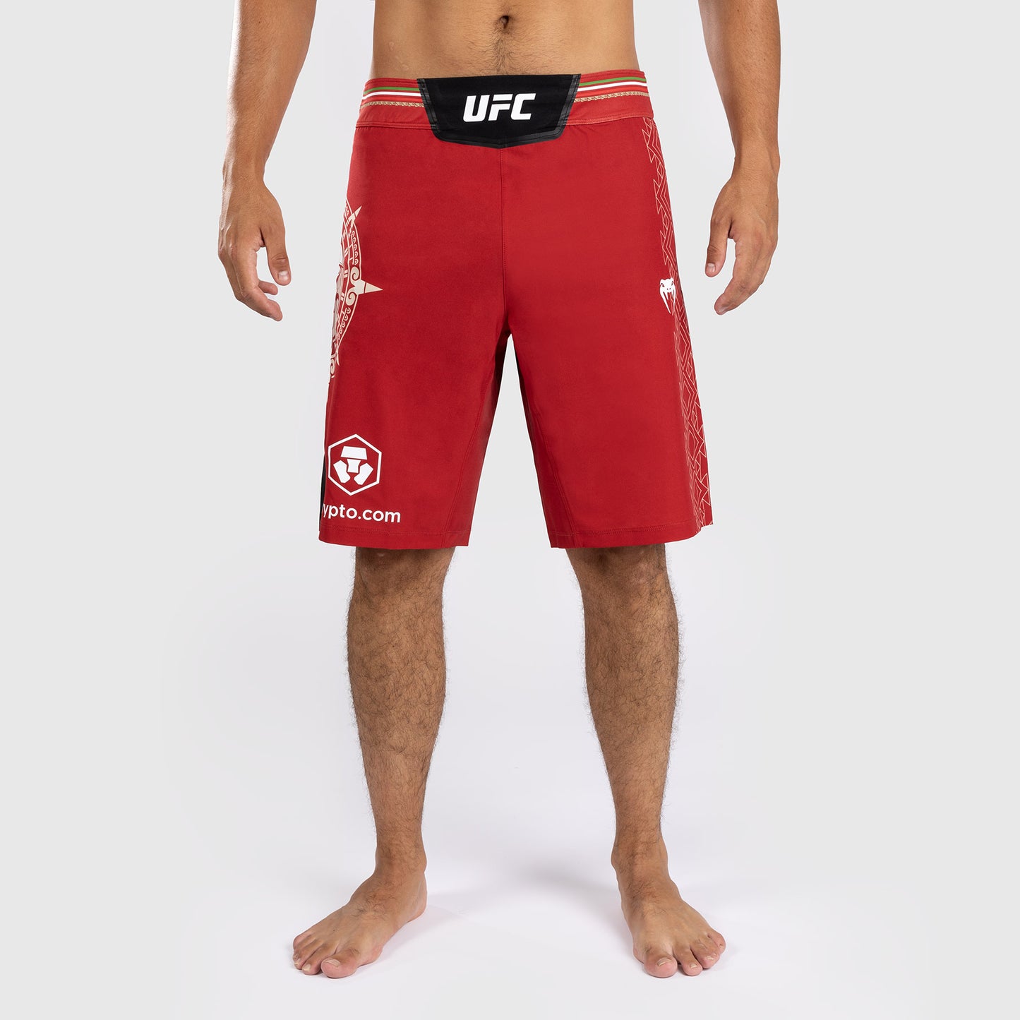 Noche UFC By Venum Authentic Fight Night 男士格斗短裤–长款–红色