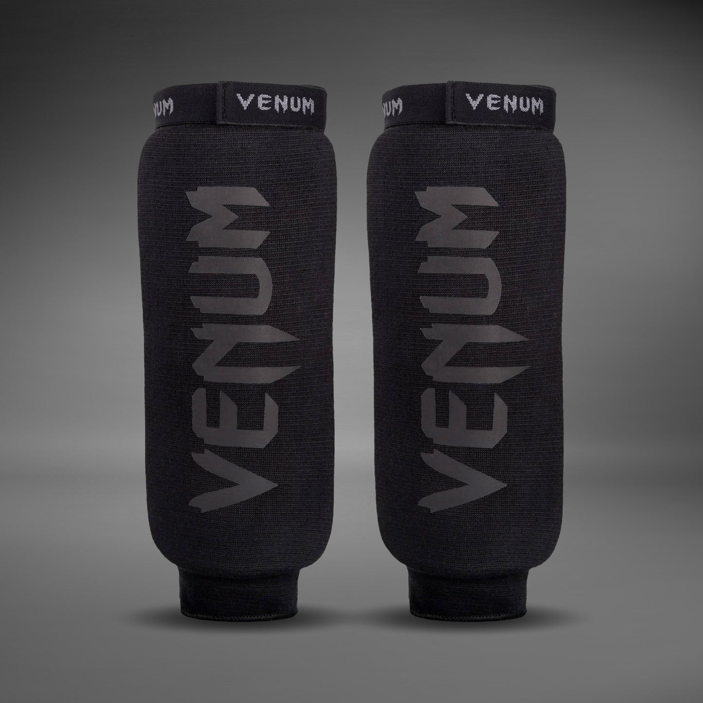 Venum Kontact 护胫无脚部保护 – 黑色/黑色