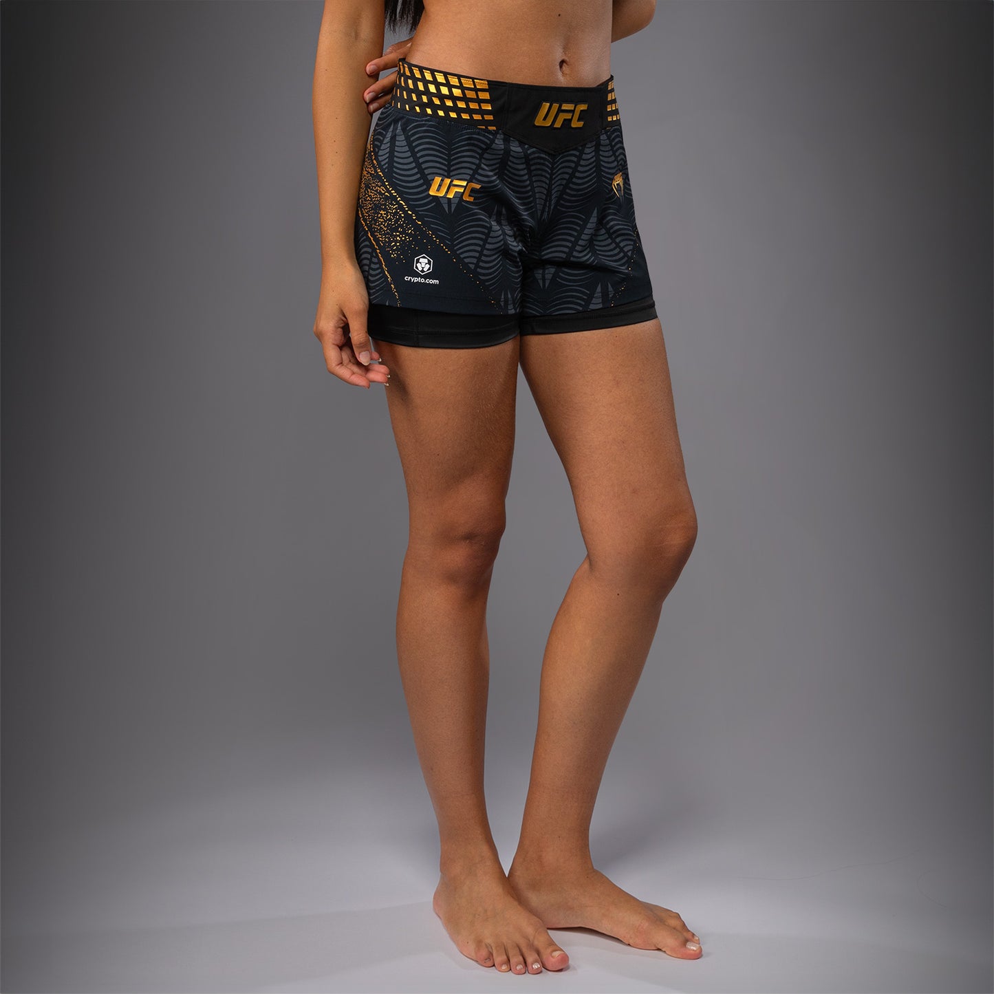 女士Venum UFC Zenith Champion Authentic短款格斗短裤
