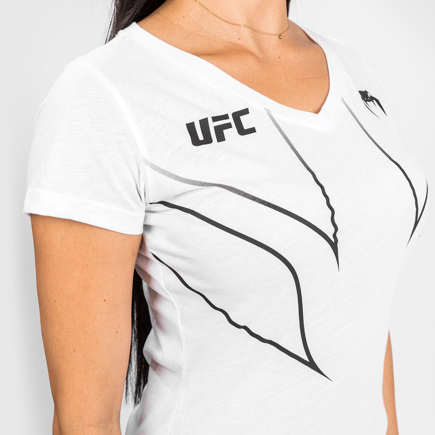 UFC Venum Fight Night 2.0 女士棉质T恤 – 白色