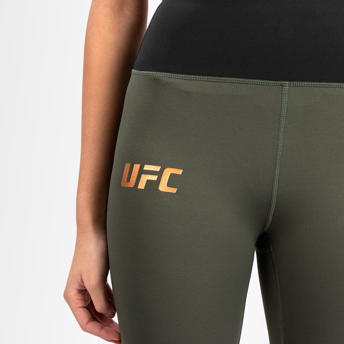 UFC Adrenaline by Venum Fight Week 女士紧身衣 – 卡其色/青铜色