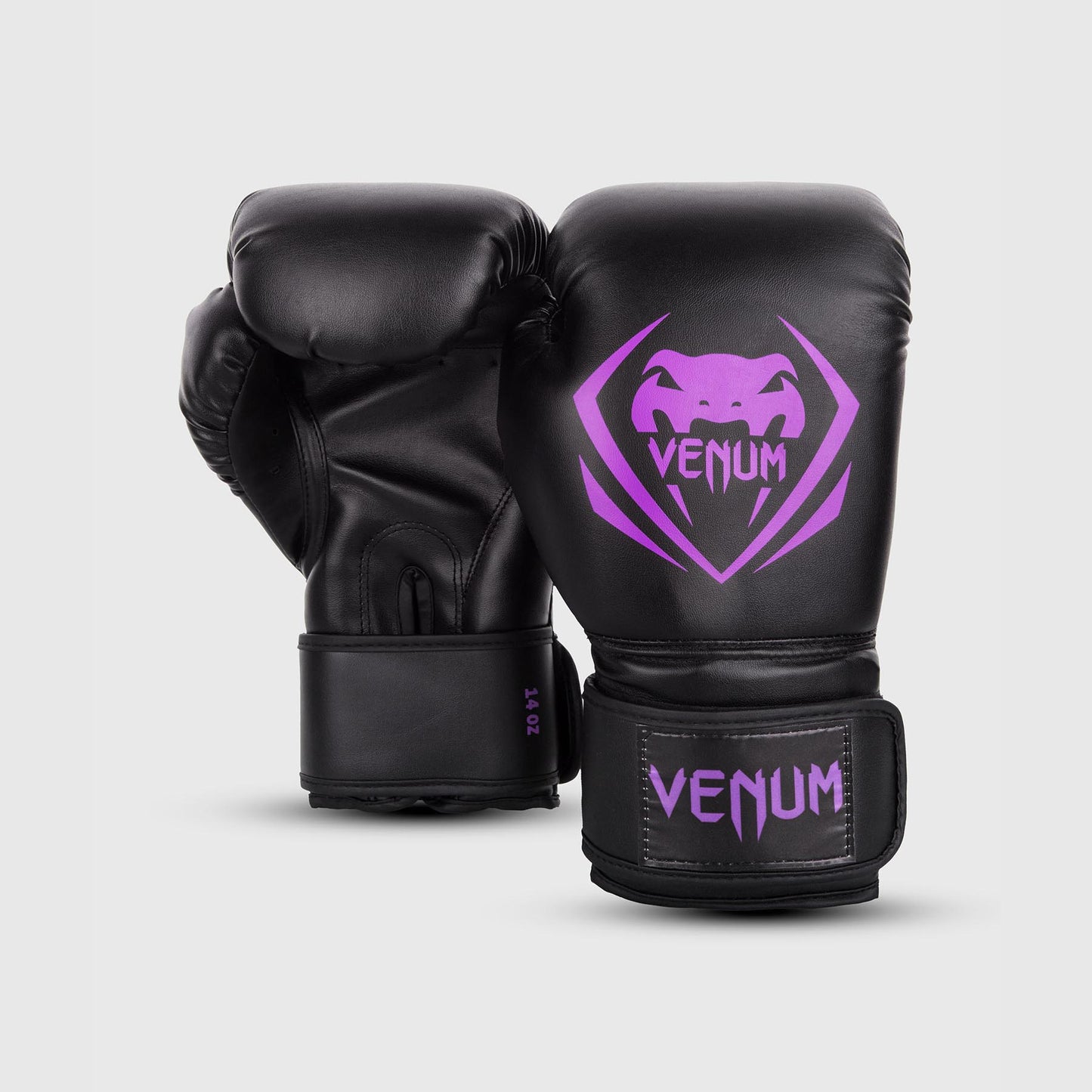 Venum Contender 拳击手套 – 黑色/紫色