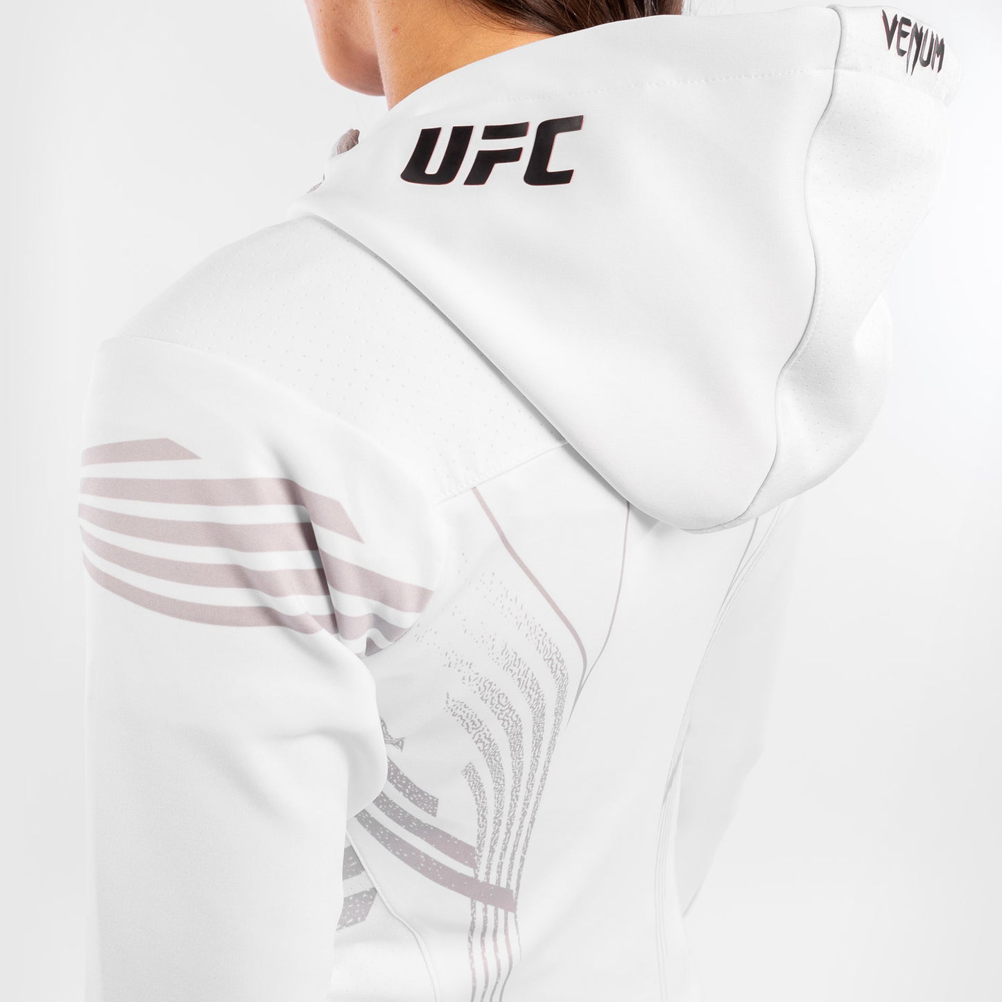 UFC Venum Authentic Fight Night 女士款连帽衫 – 白色