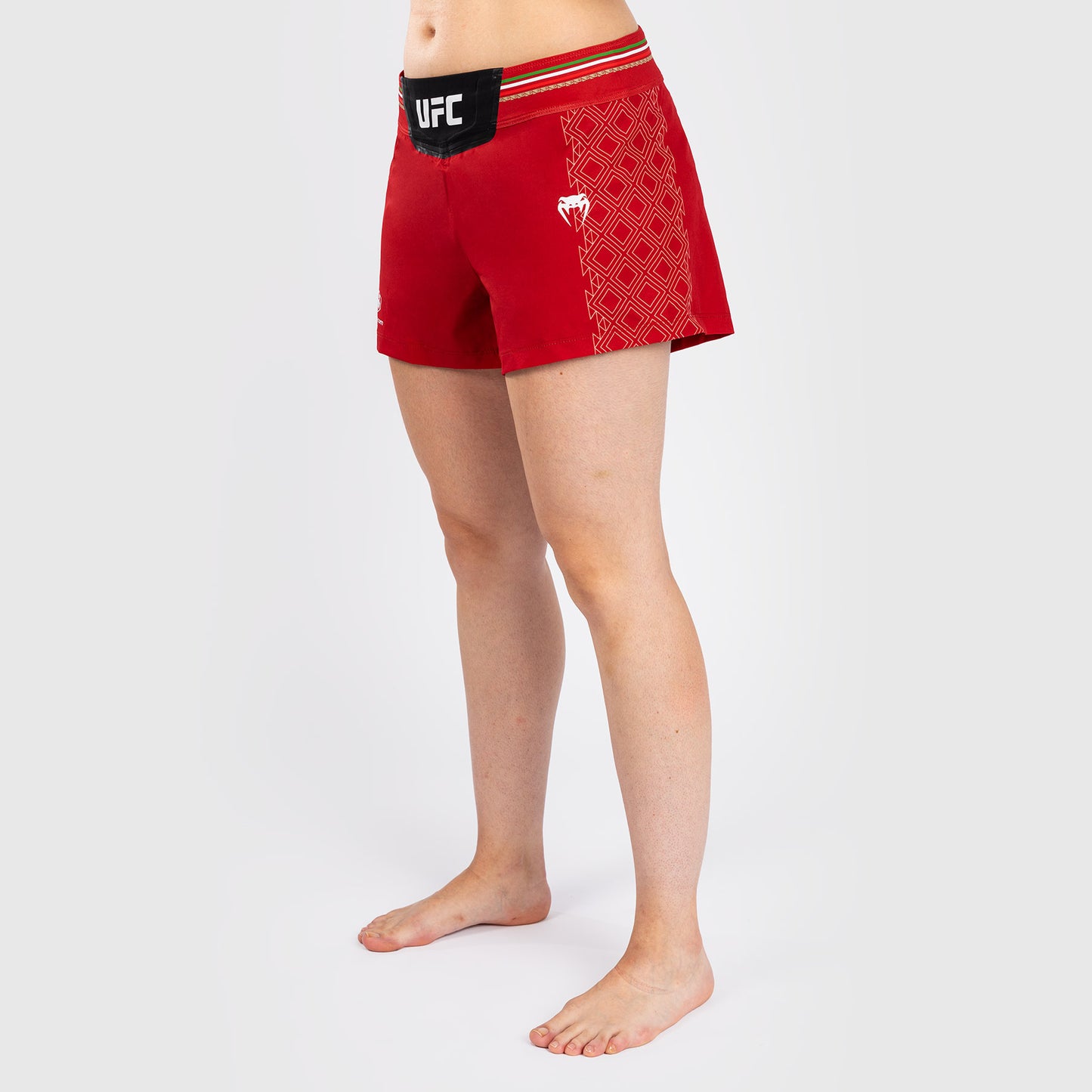 Noche UFC by Venum Authentic 女士格斗短裤 – 红色