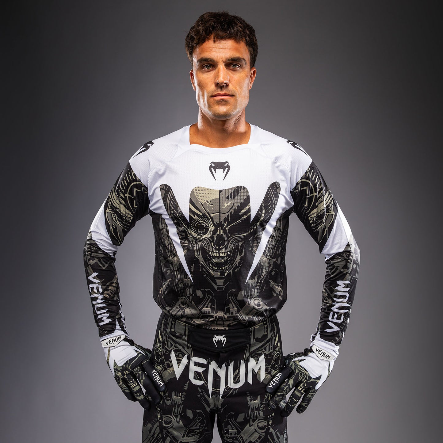 Venum MX Elite 越野摩托骑行服 - 黑色/沙色