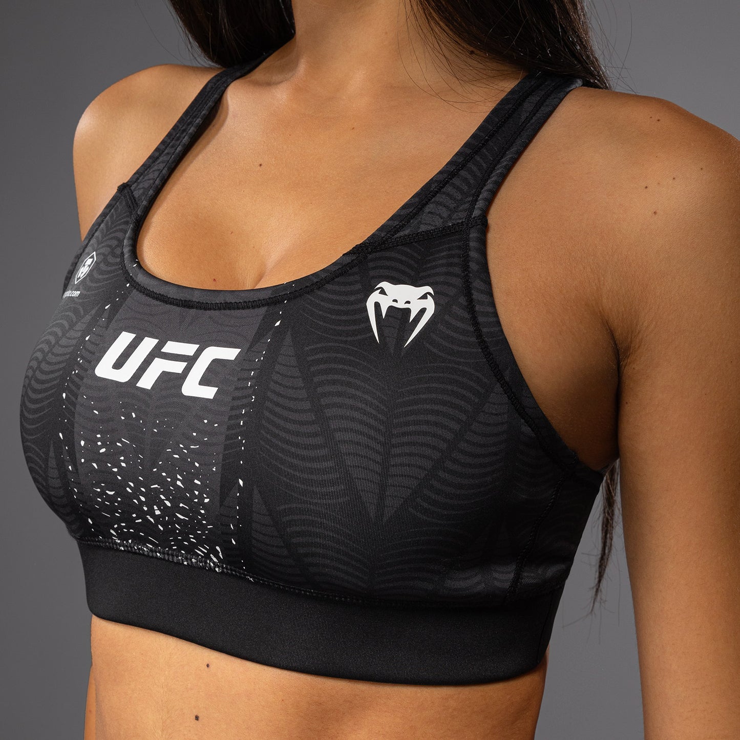 Women's UFC Zenith by Venum 黑色正品格斗夜运动内衣