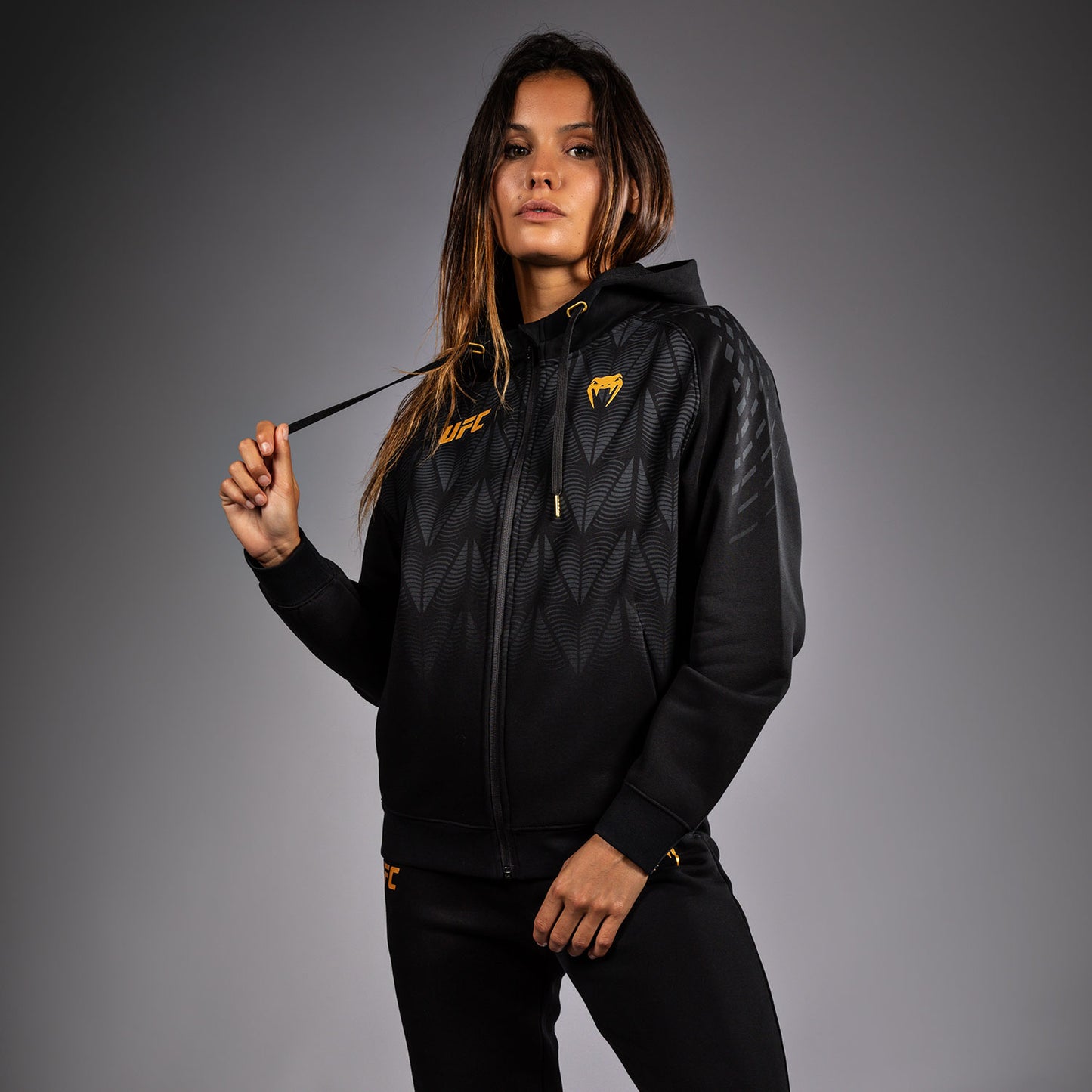Women's UFC Zenith by Venum Replica 冠军拉链连帽衫