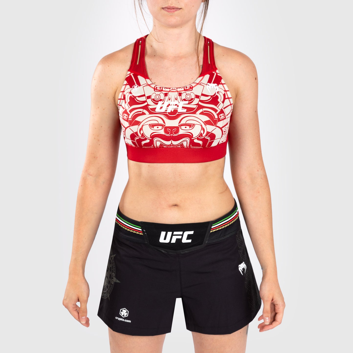 Noche UFC by Venum Authentic Fight Night 女士运动内衣 – 红色