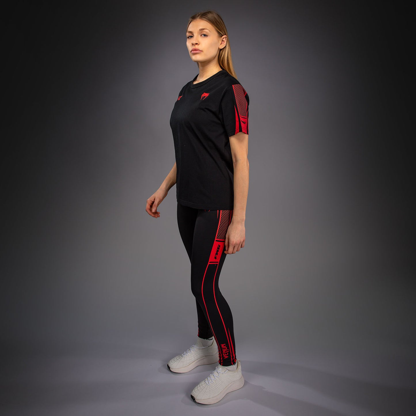 Venum UFC Unity by Venum Authentic Fight Week 女子短袖T恤 - 黑色