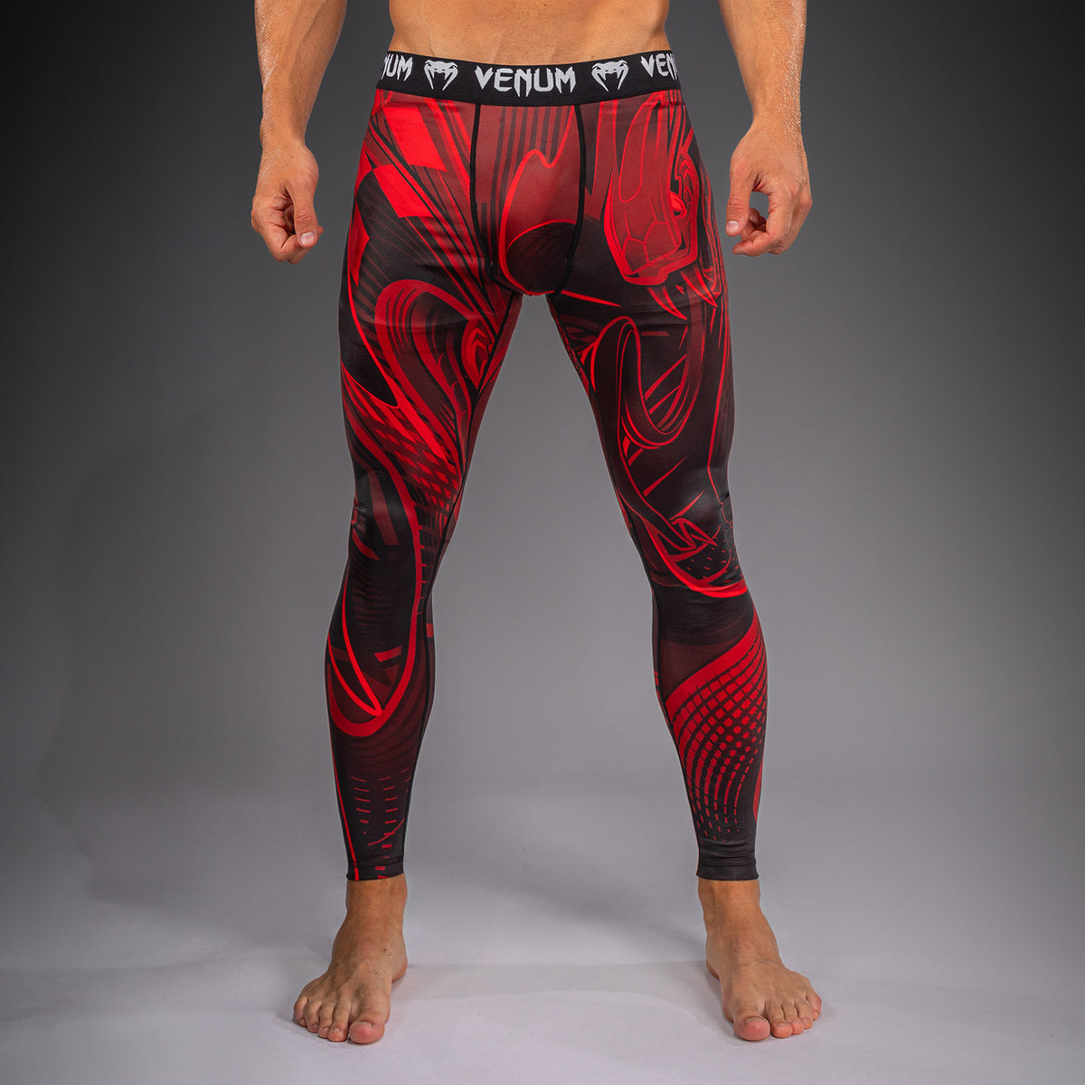 Venum Crimson Viper 2.0 压缩紧身裤 - 黑色/红色