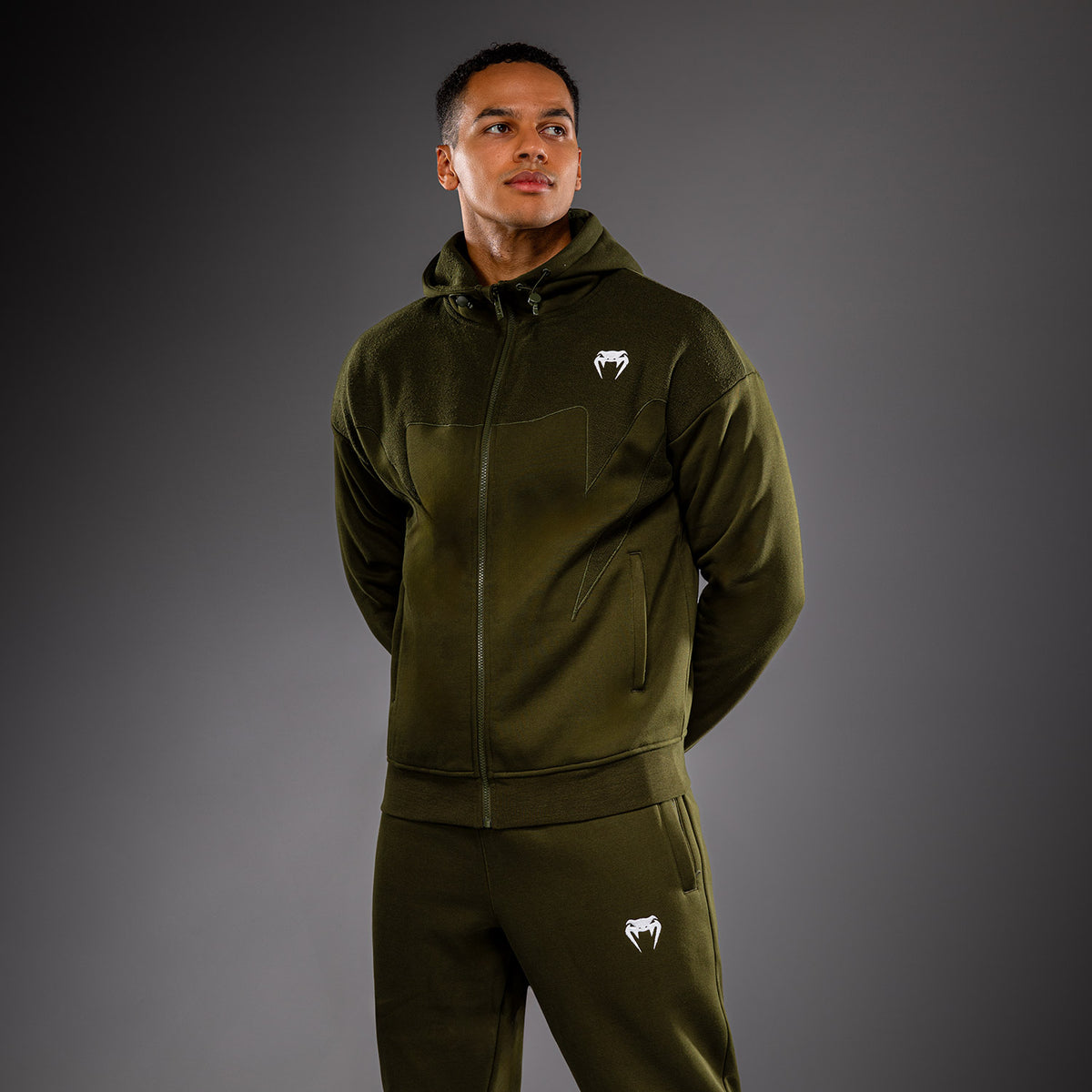 Venum Attack Fleece & Weave 运动夹克 - 卡其色