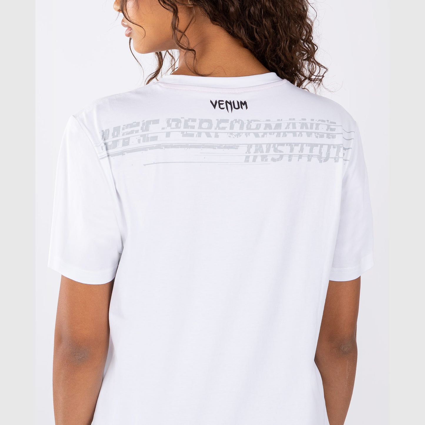 UFC Venum Performance Institute 2.0 女士棉质T恤 – 白色