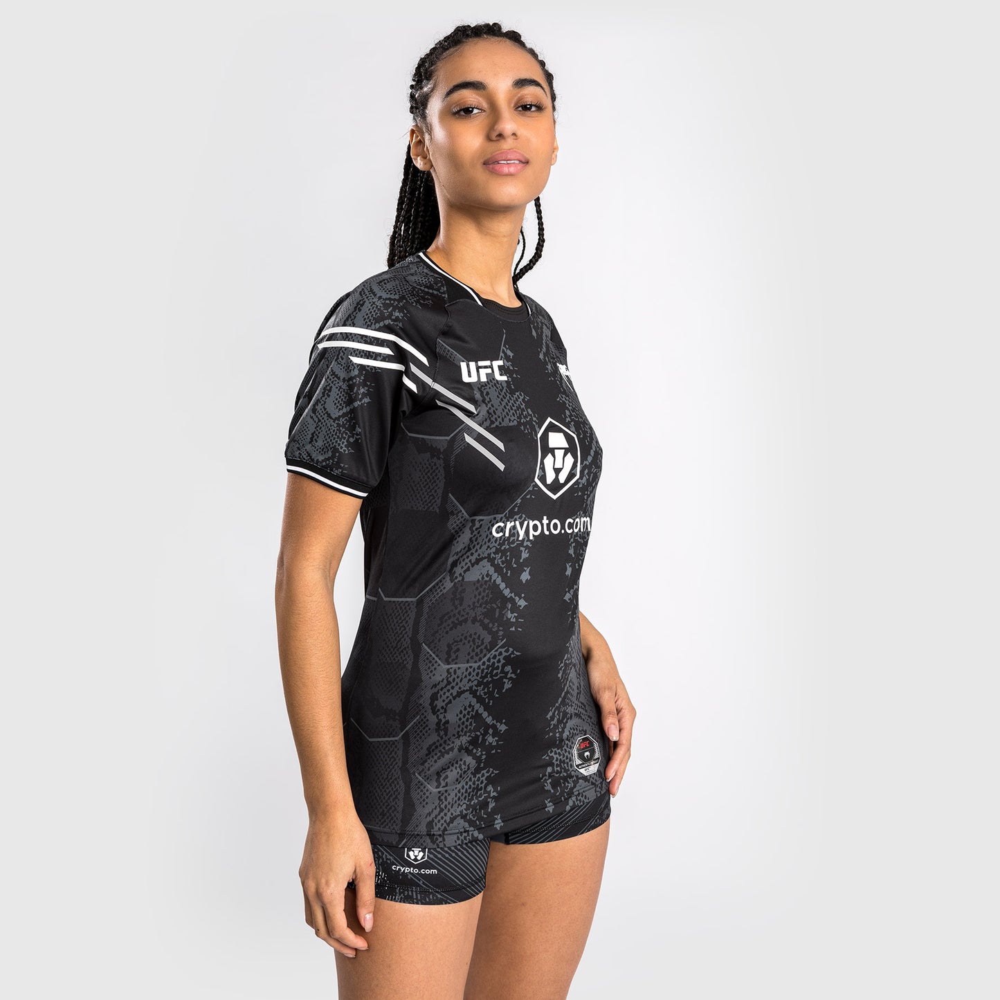 UFC Adrenaline by Venum Authentic Fight Night 女士款出场球衣 – 黑色