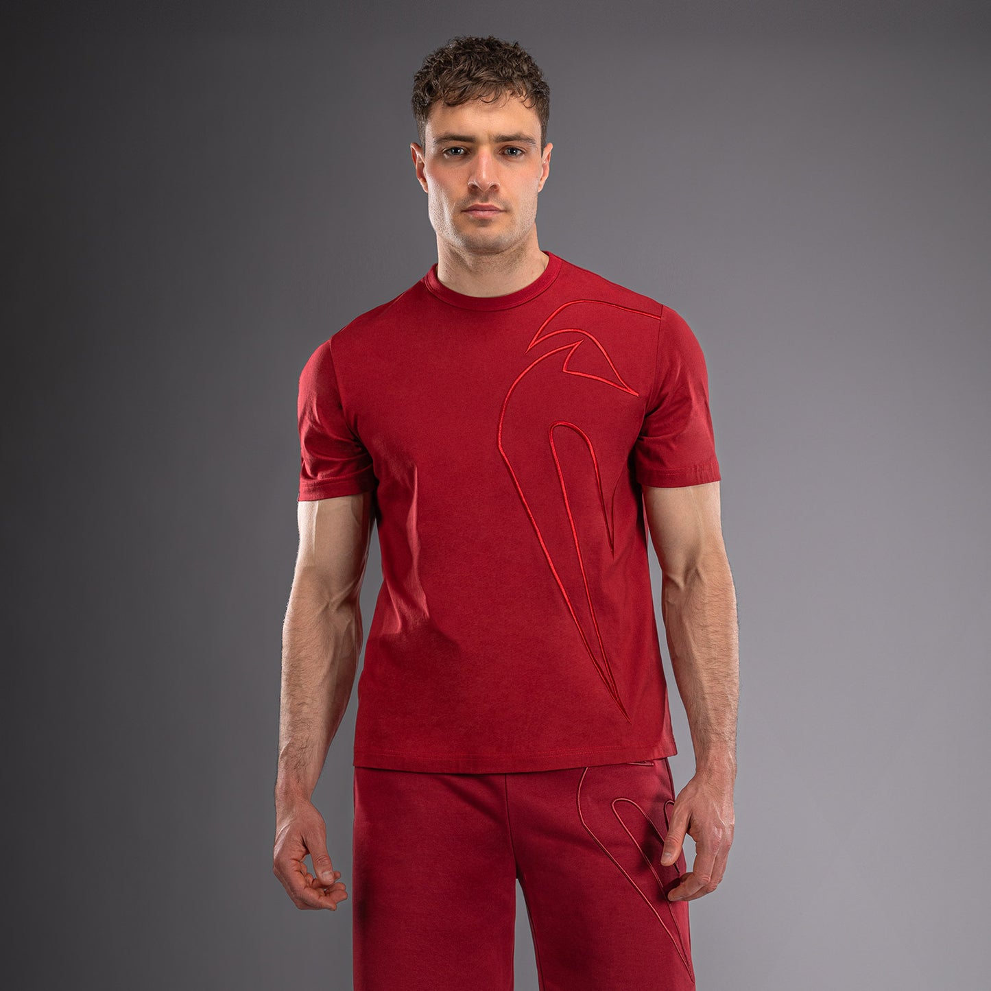 Venum Giant 3D 棉质T恤 - 红色
