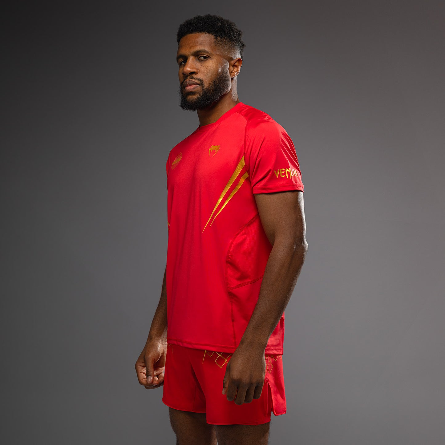 Venum x WOW FC Dry Tech T恤 – 火红色/金色