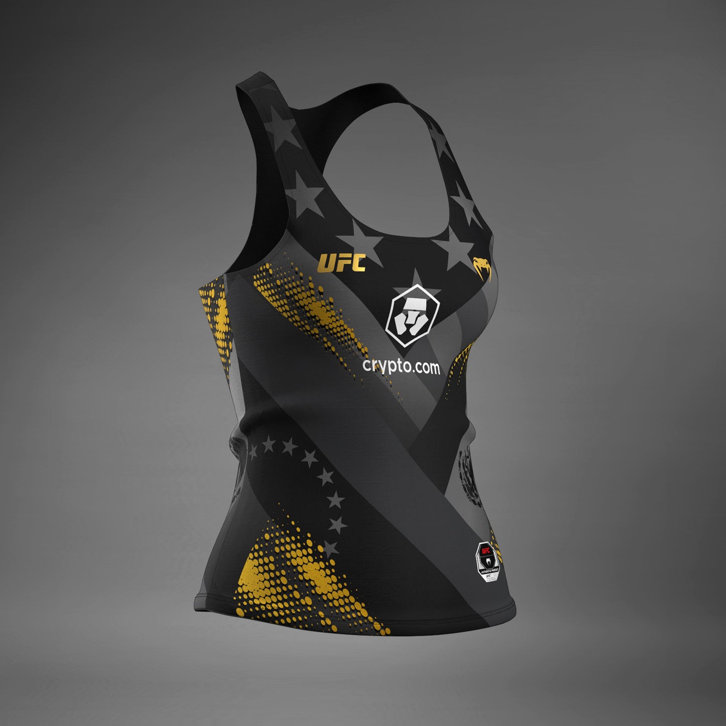 Women’s UFC Unrivaled by Venum 黑色Julianna Peña运动长款内衣