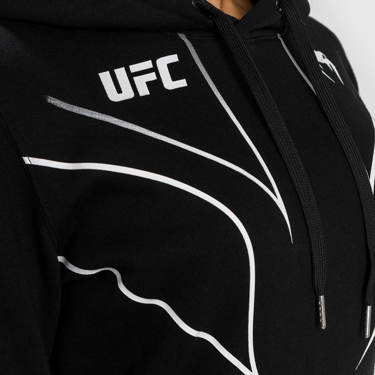 UFC Venum Fight Night 2.0 女士款连帽衫 – 黑色