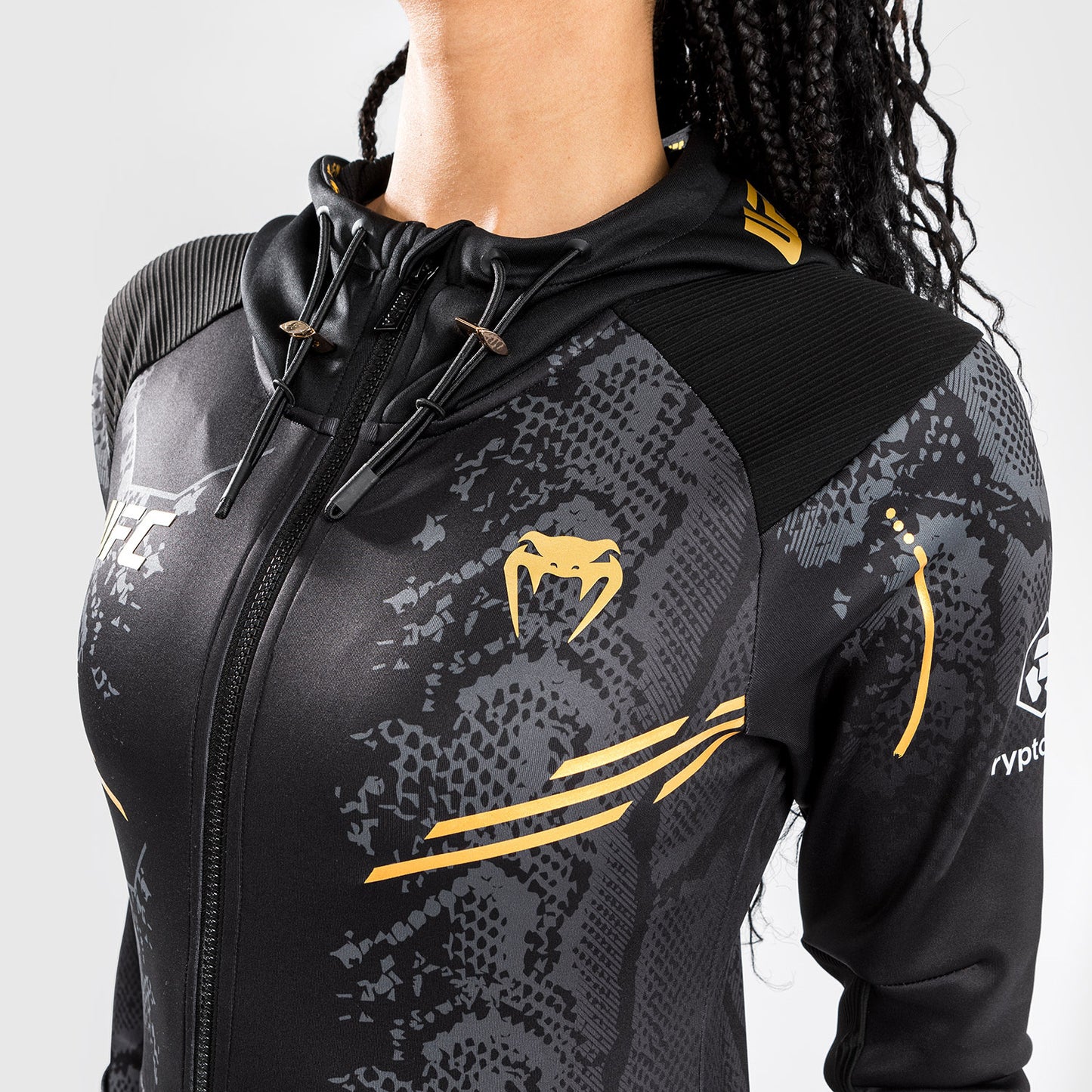 UFC Adrenaline by Venum Authentic Fight Night 女士款 连帽衫 – Champion