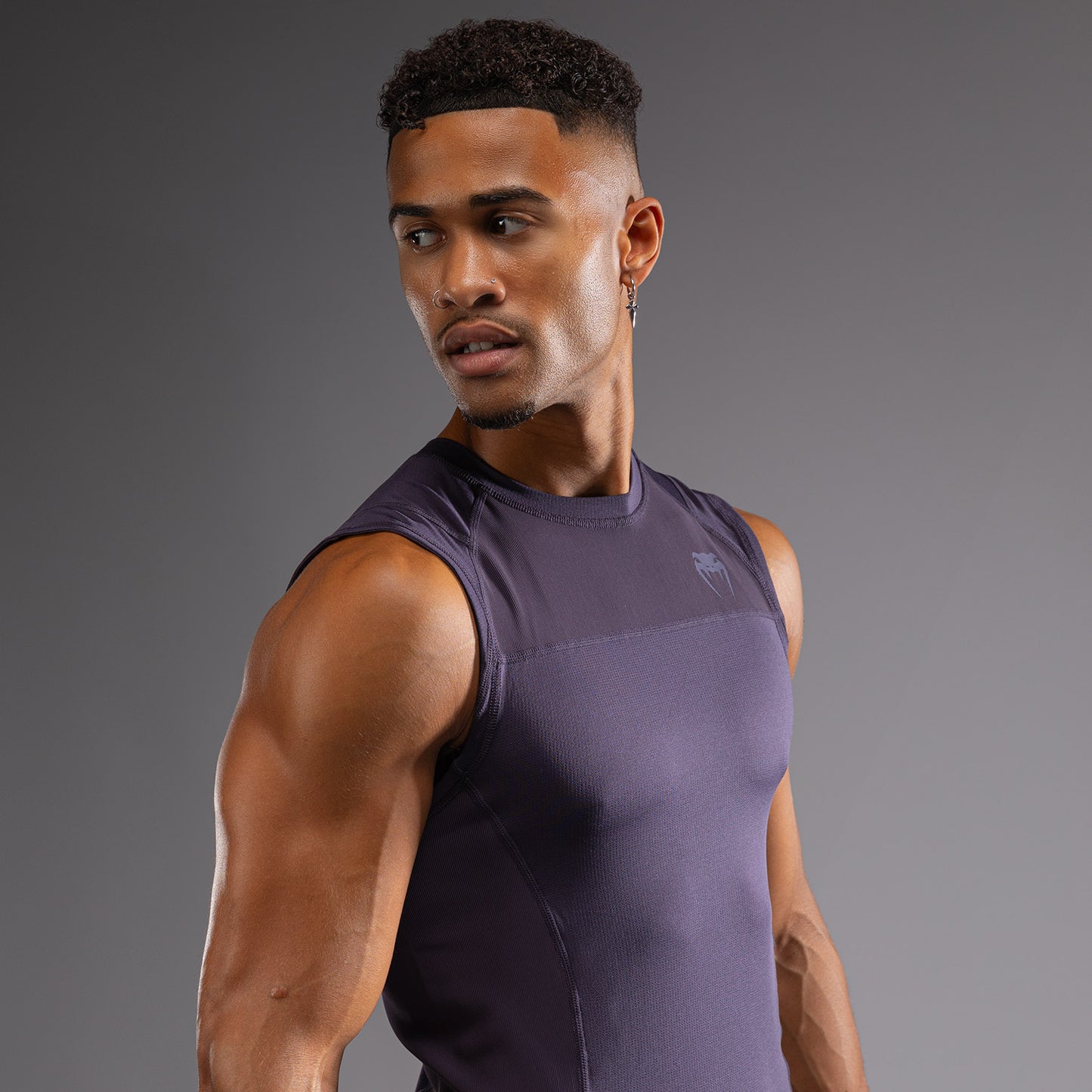 Venum G-Fit Air 男士无袖紧身防磨衣 – 深紫色