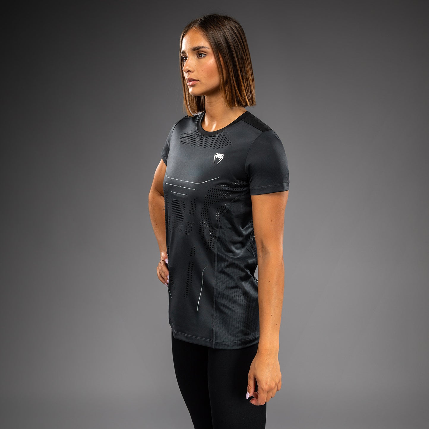 Venum Technical 3.0 女士 Dry Tech T恤 – 风暴灰
