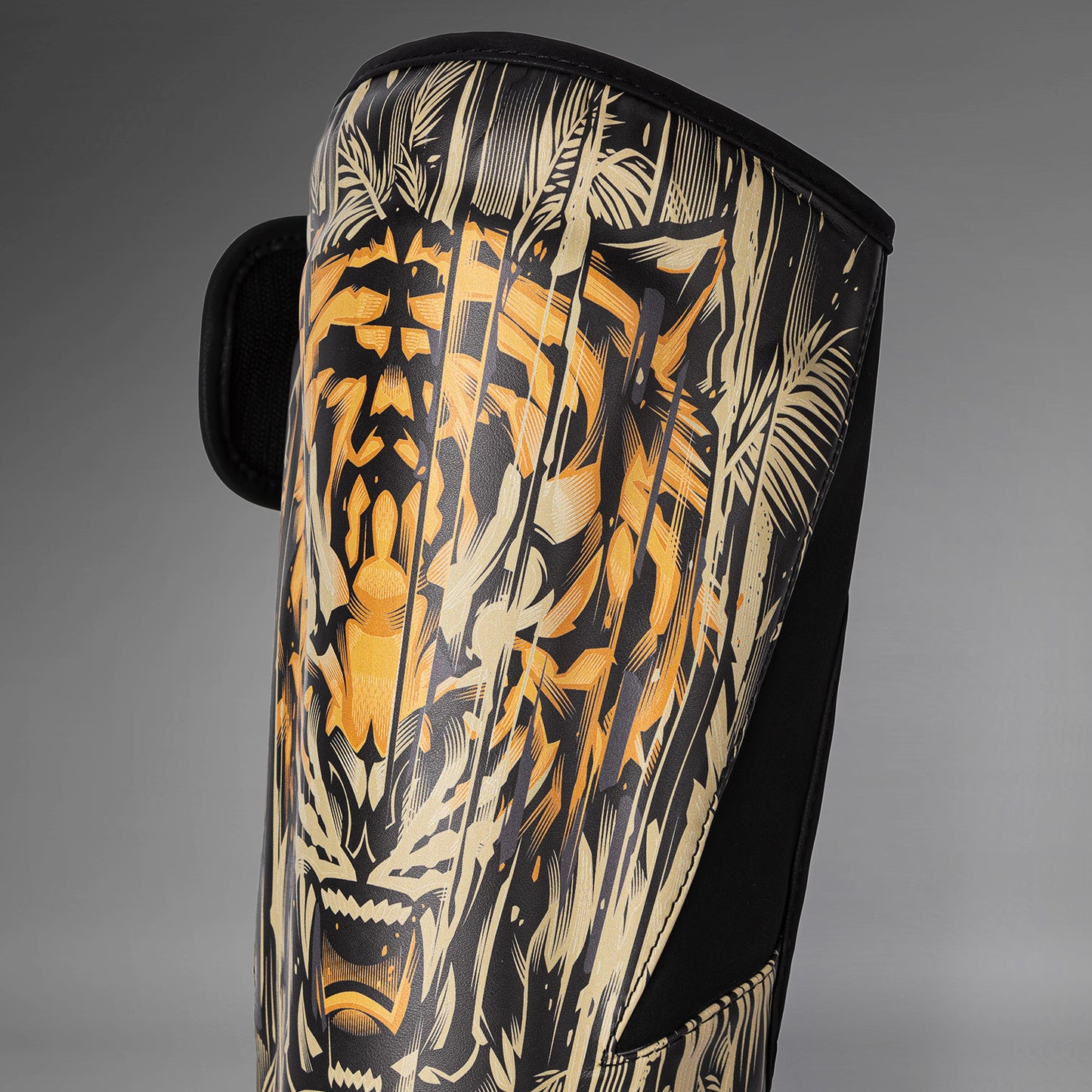 Venum Tiger 护胫 – 黑色/荧光橙色