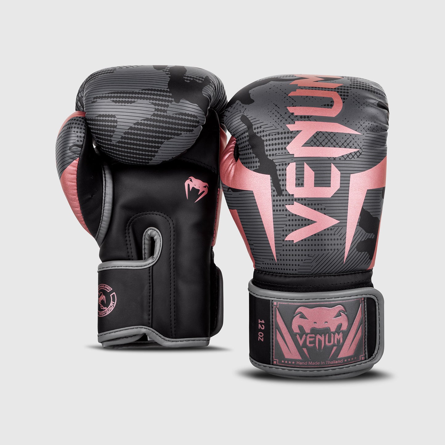 Venum Elite 拳击手套 – 迷彩色/粉红色