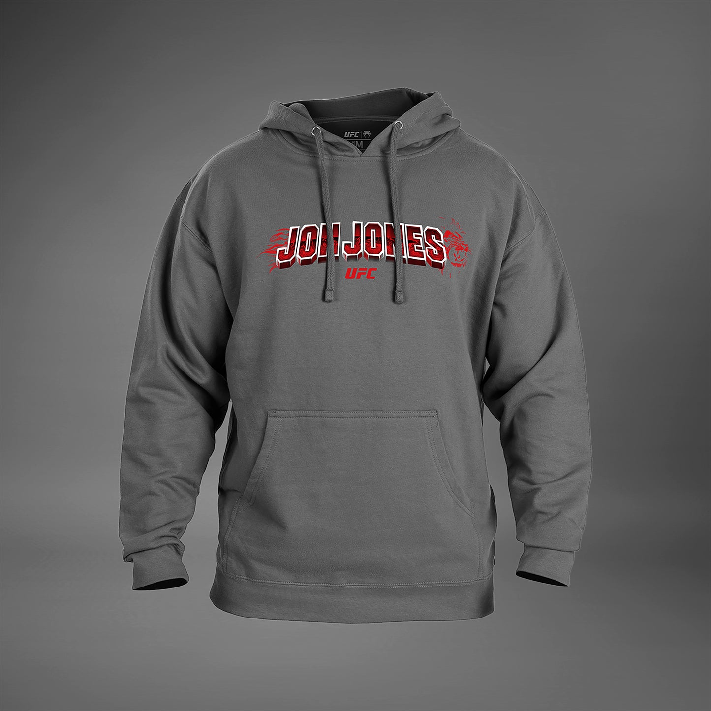 Men's UFC Unrivaled by Venum 花灰色 Jon Jones 连帽衫