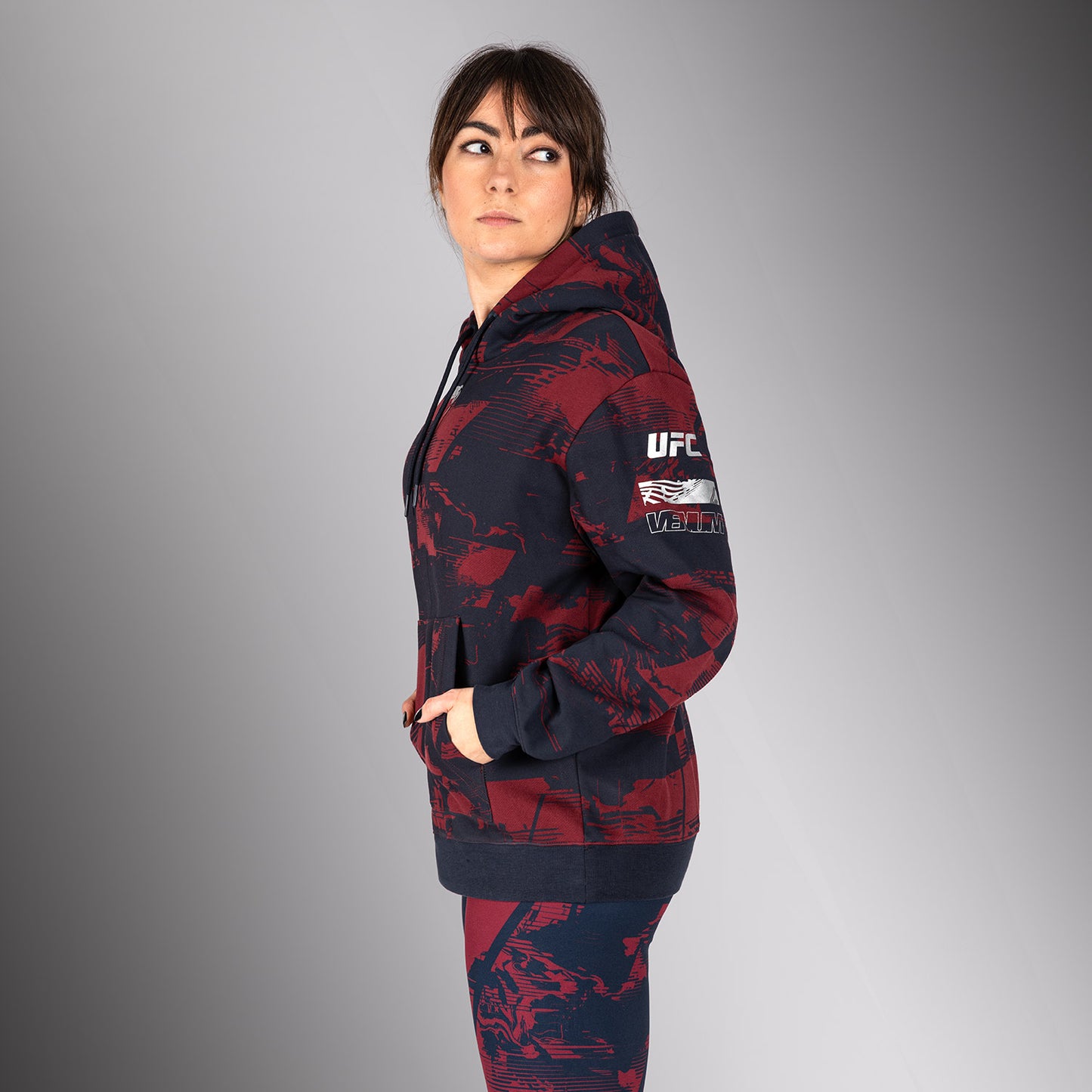 Women's UFC Zenith by Venum 藏青色正品Fight Week连帽衫