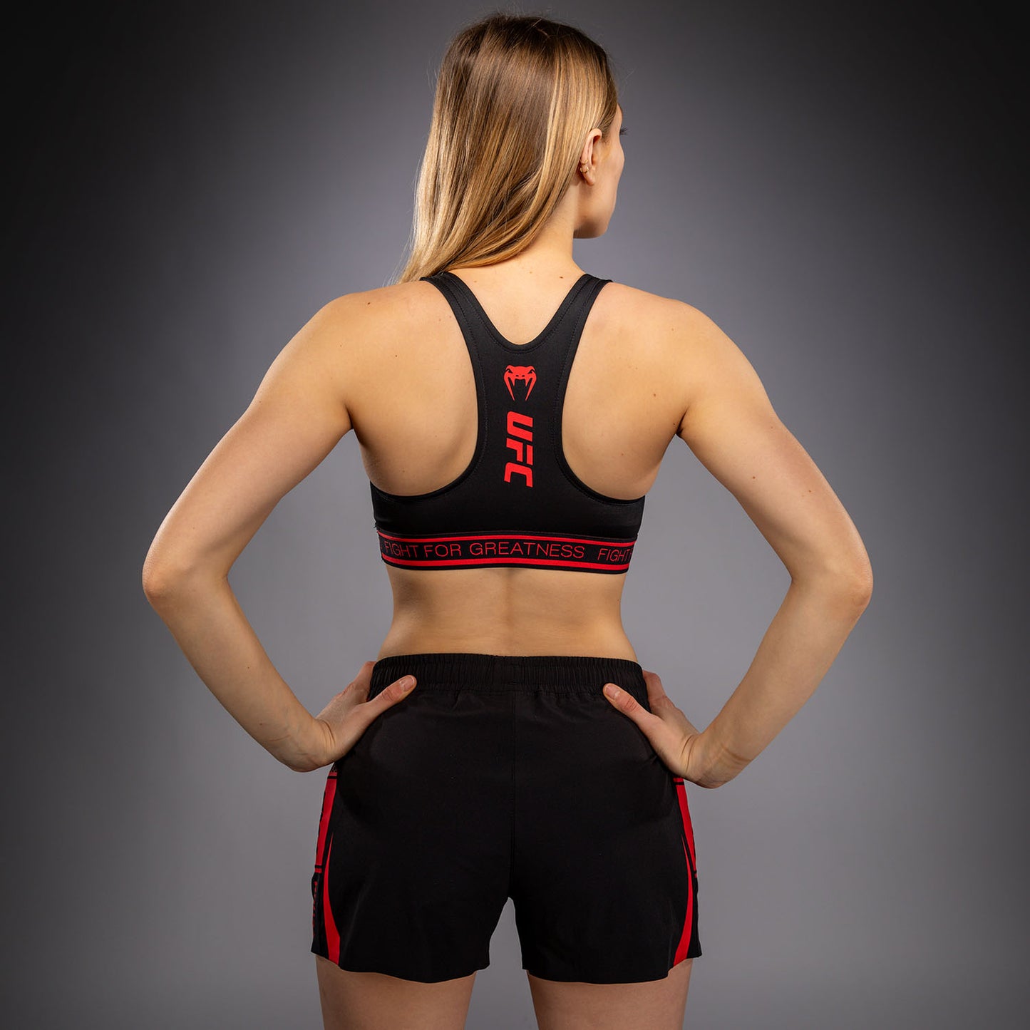 Venum UFC Unity by Venum Authentic Fight Week 女子运动内衣 - 黑色