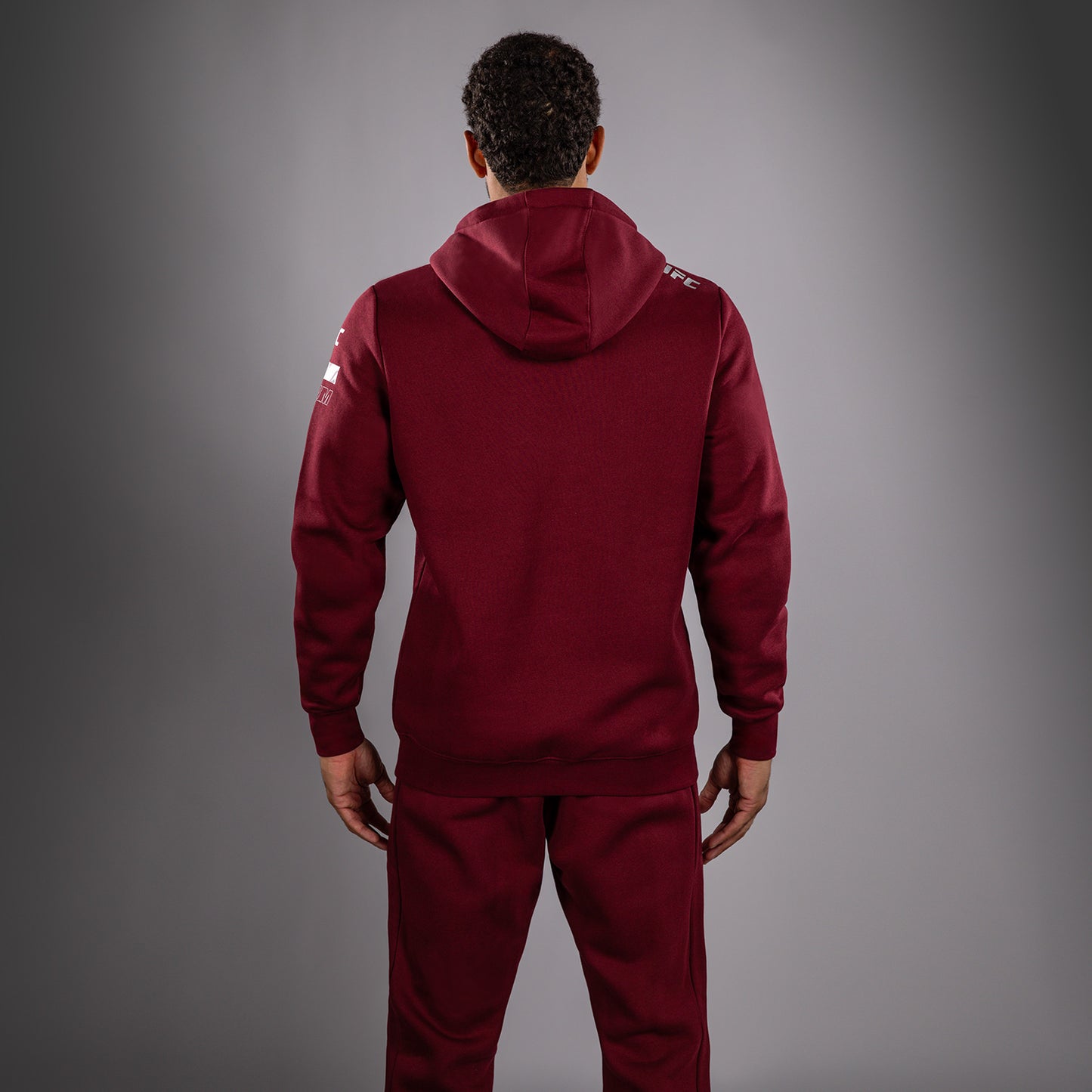 Men's UFC Zenith by Venum 酒红色正品赛周连帽衫