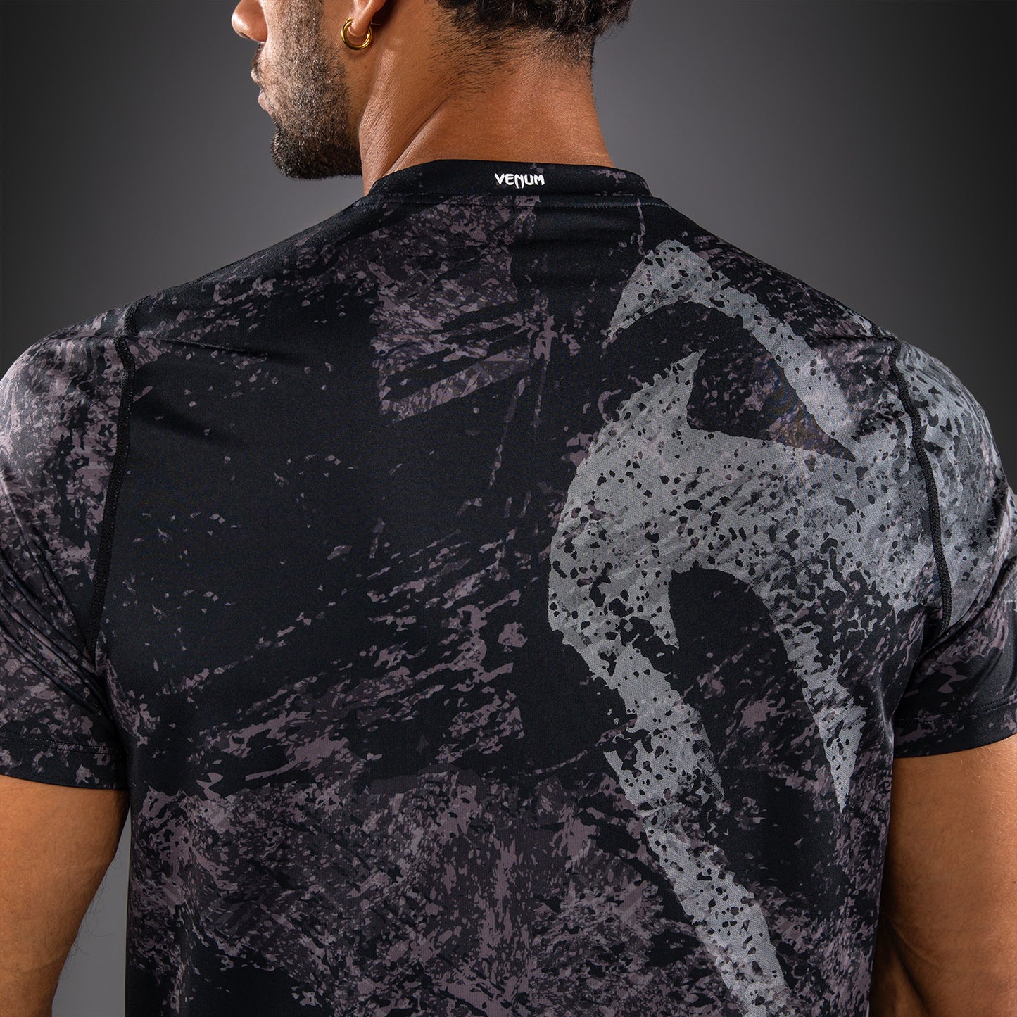 Venum Rage & Workout Dry Tech T恤 - 黑色/灰色