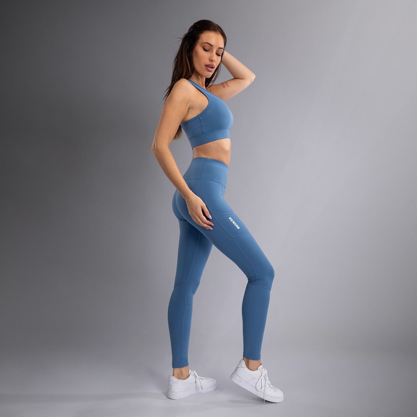Venum Essential 女士紧身裤 – 风暴蓝