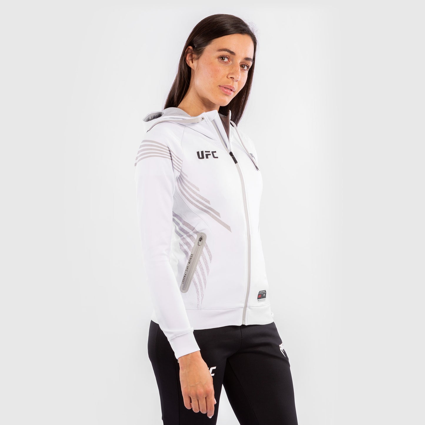 UFC Venum Authentic Fight Night 女士款连帽衫 – 白色
