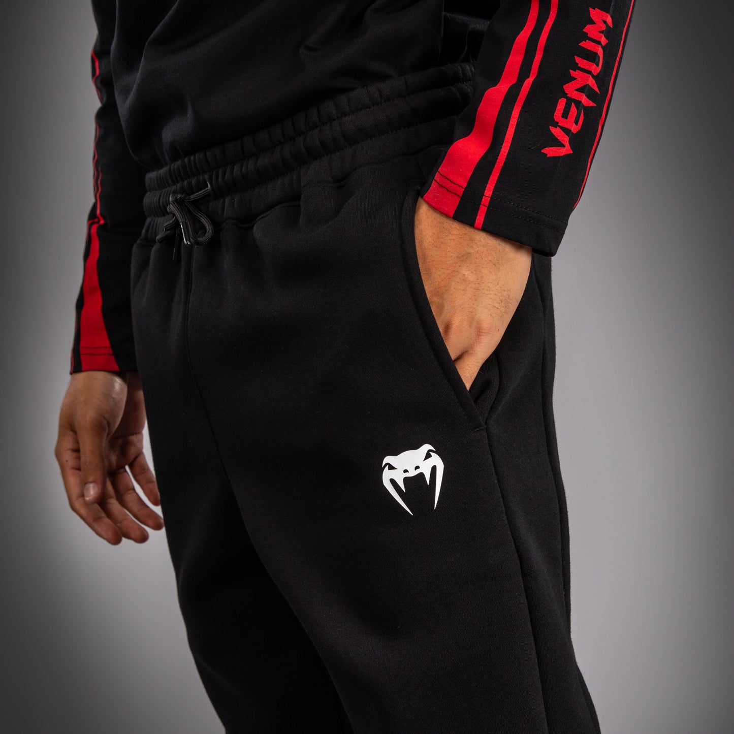 Venum UFC Unity by Venum Authentic Fight Week 男子棉质长裤 - 黑色