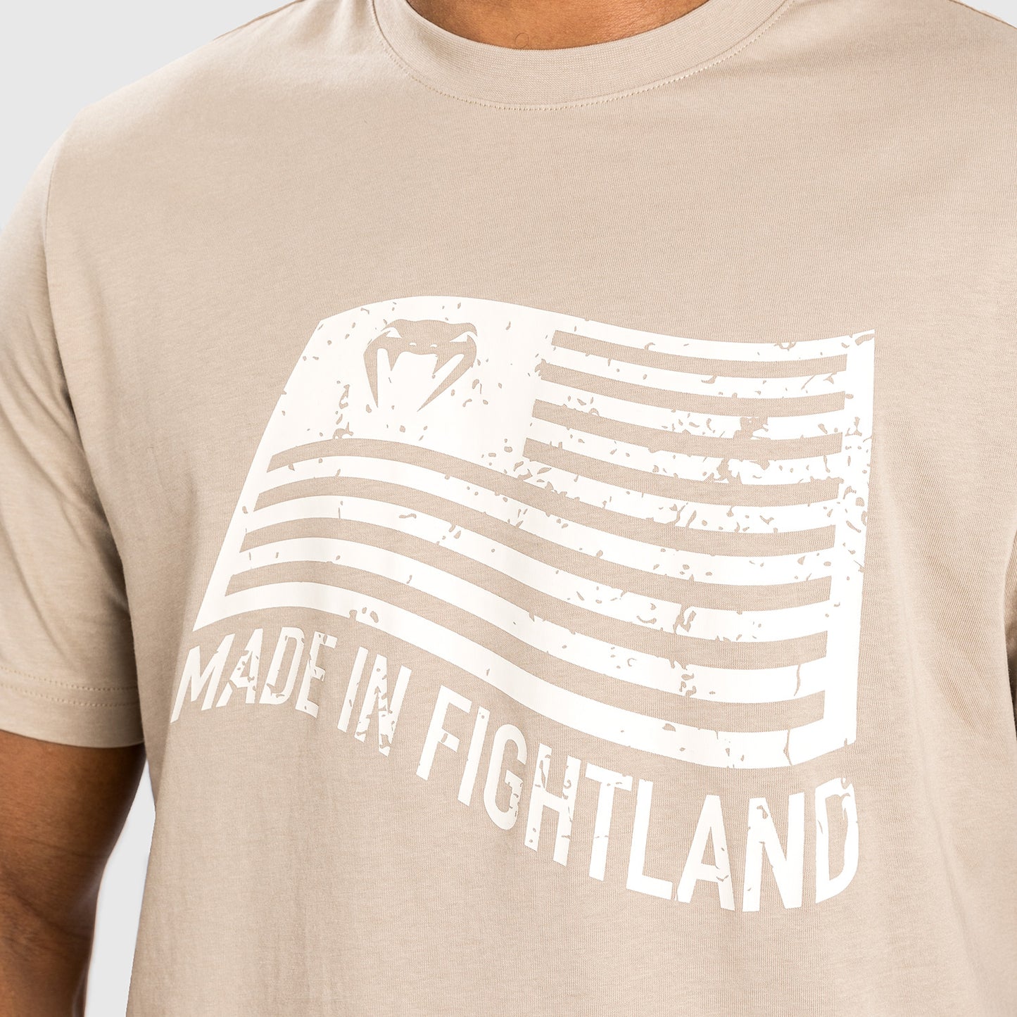 Venum Made in Fightland 棉质T恤–沙色