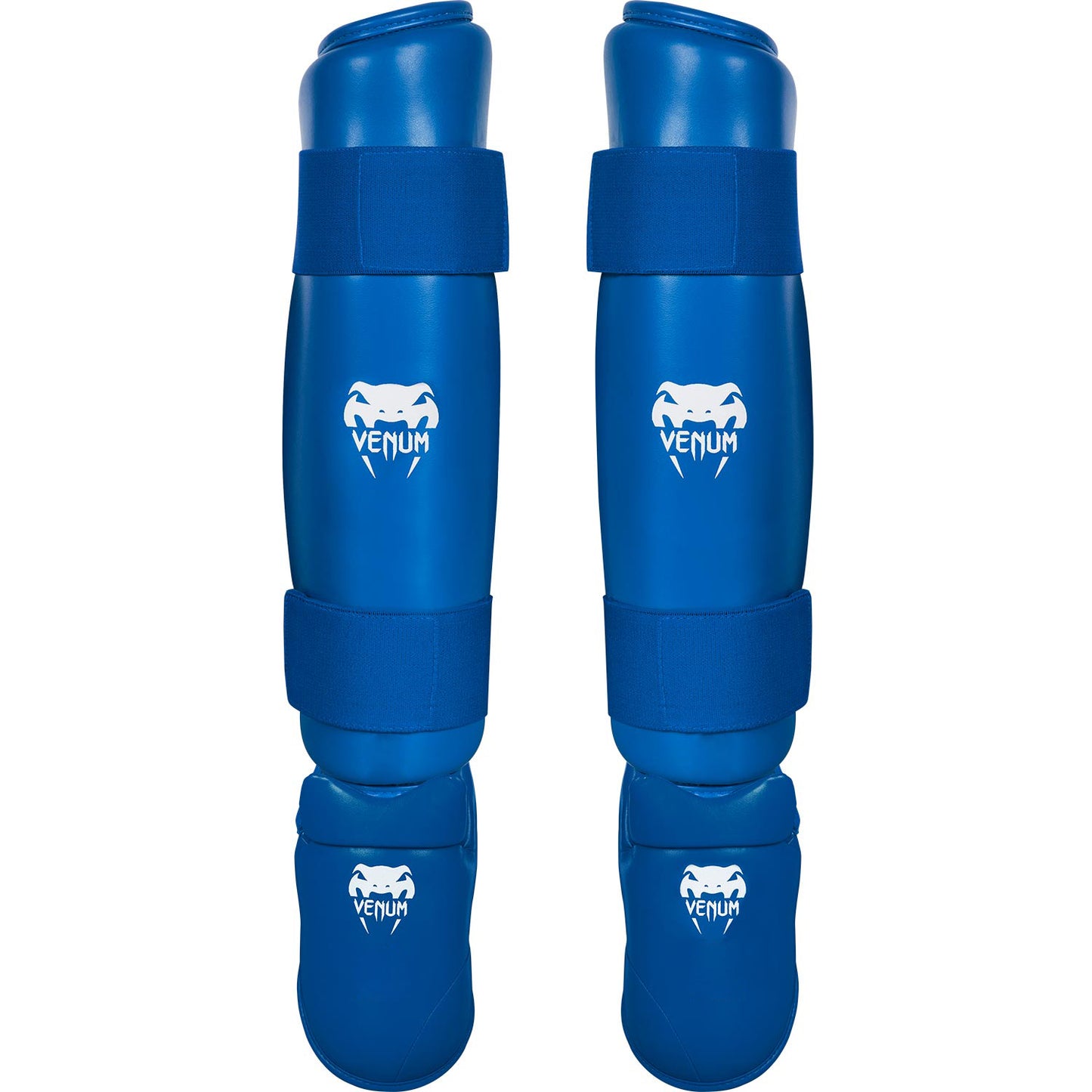 Venum Karate Shin Pad & Foot Protector - Blue