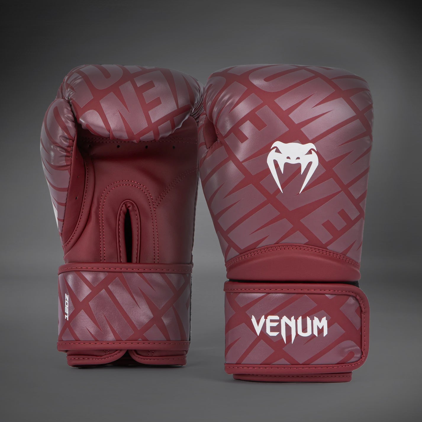 Venum Contender 1.5 XT 拳击手套 – 酒红色/白色
