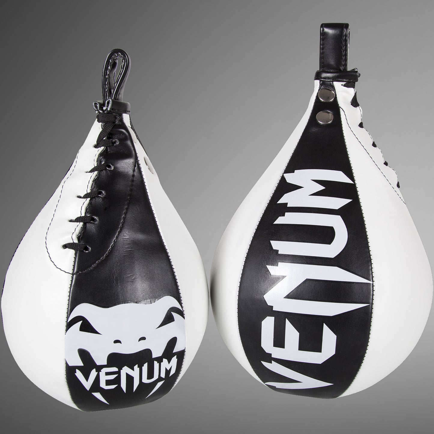 Venum Speed Bag – Skintex皮革 – 黑色/冰蓝色
