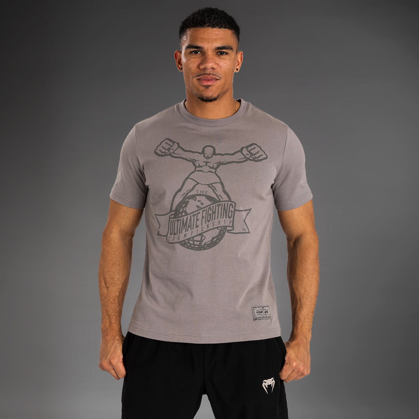 UFC by Venum Ulti-Man 棉质T恤 – 花灰色