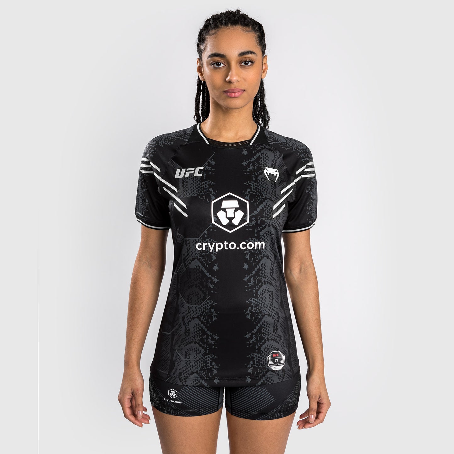 UFC Adrenaline by Venum Authentic Fight Night 女士款出场球衣 – 黑色