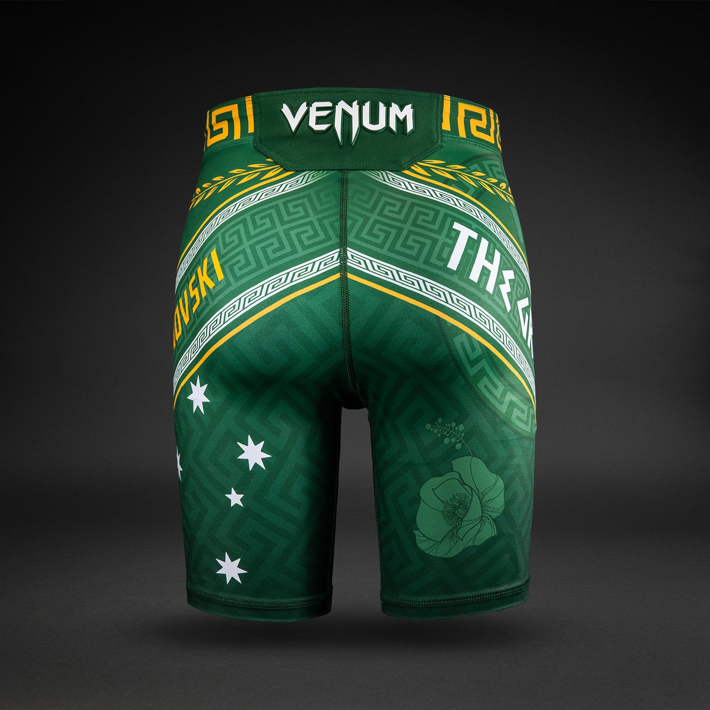男士 VENUM UFC Unrivaled Green Alexander Volkanovski 综合格斗短裤