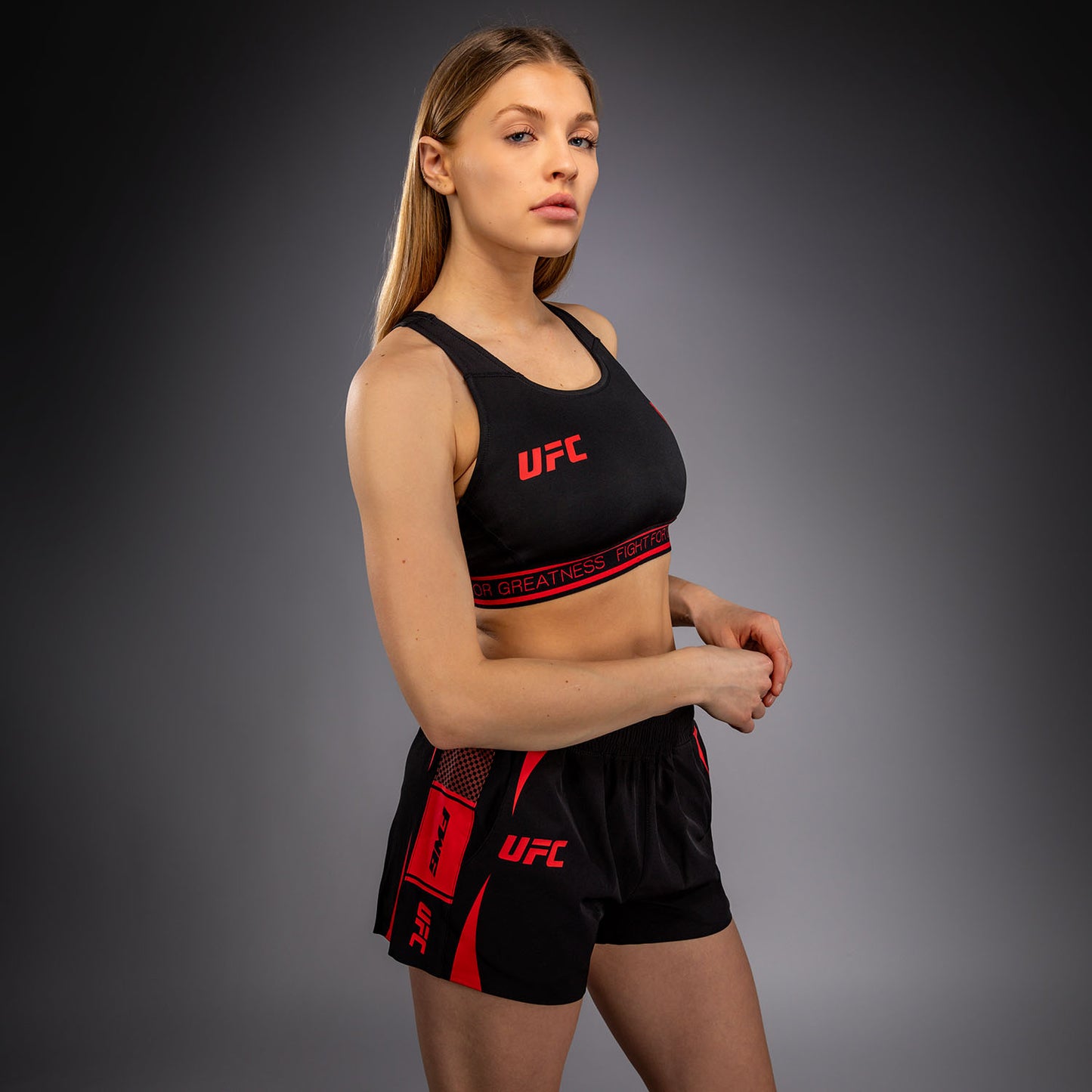 Venum UFC Unity by Venum Authentic Fight Week 女子运动内衣 - 黑色